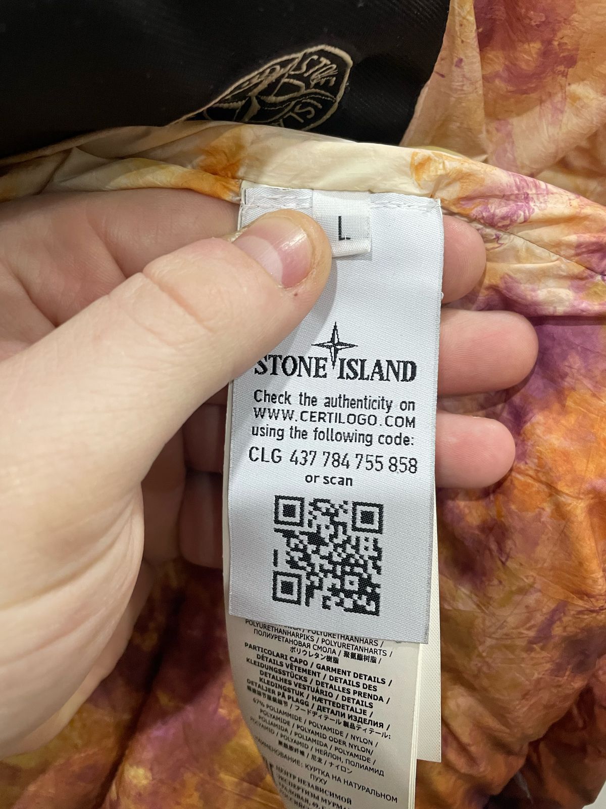 Stone Island × Supreme SUPREME STONE ISLAND CAMO CRINKLE JACKET Size US L / EU 52-54 / 3 - 6 Thumbnail