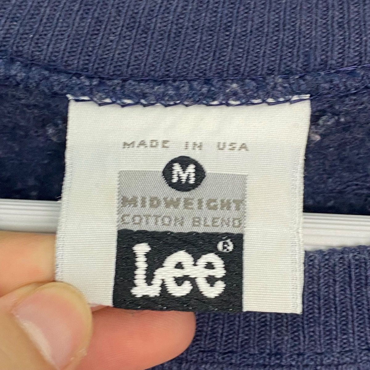 Lee Vintage Lee Printed Crewneck Sweatshirt Blue Pullover Size M Size US L / EU 52-54 / 3 - 5 Thumbnail