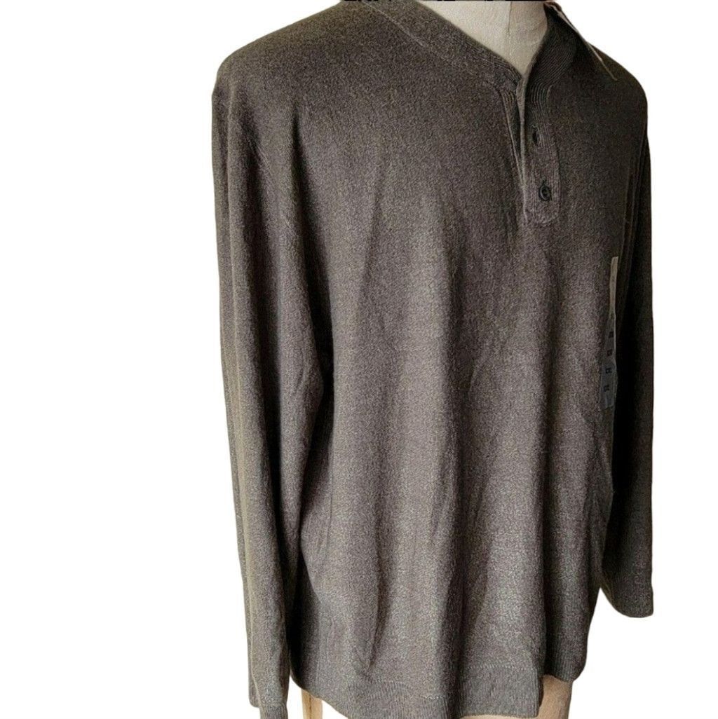 Weatherproof WEATHERPROOF Henley Sweater. Size XXL Size US XL / EU 56 / 4 - 4 Thumbnail