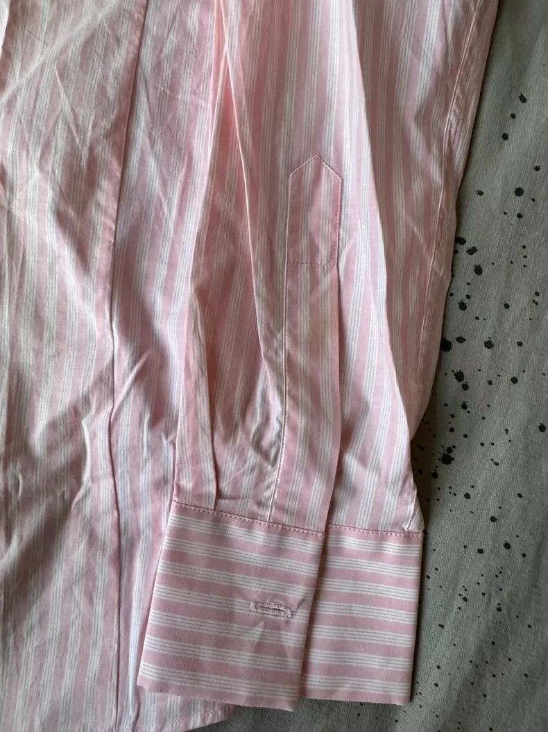 Vivienne Westwood Vivienne Westwood Pink striped arched cut shirt Size L / US 10 / IT 46 - 2 Thumbnail