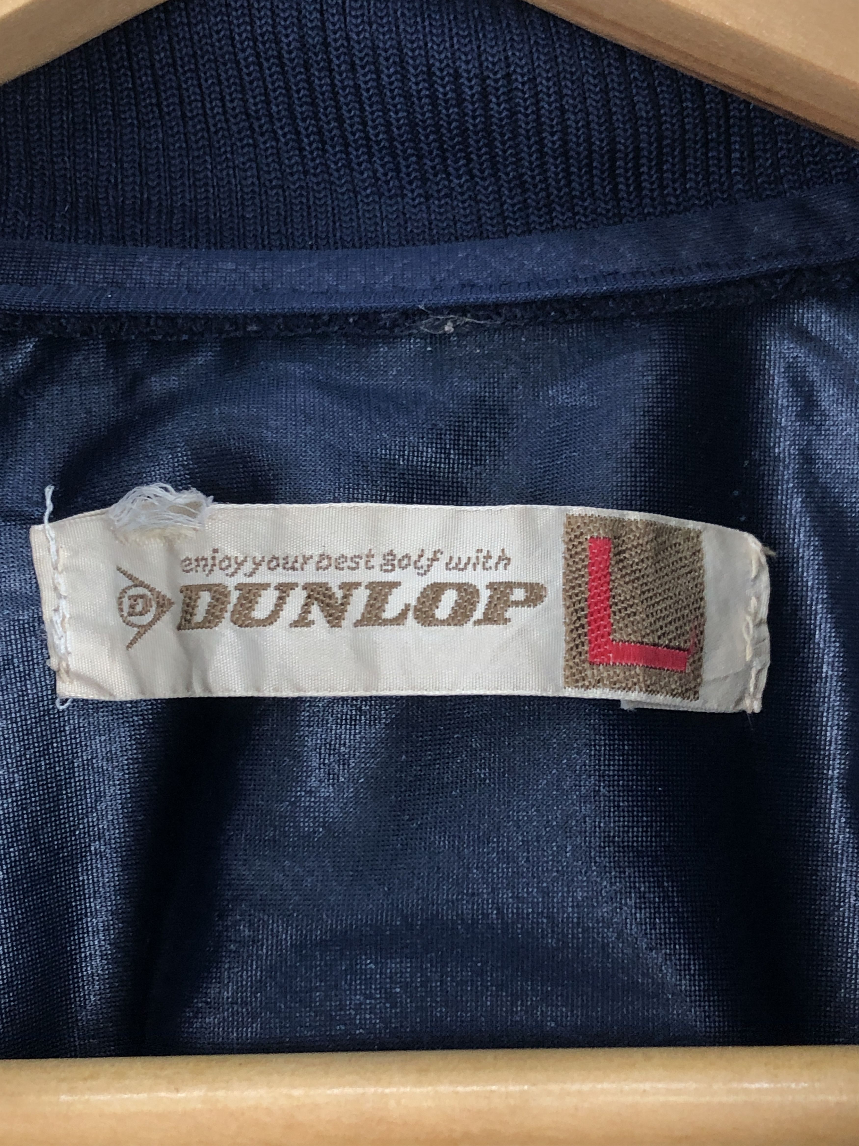 Dunlop Vintage Dunlop Zipper Ups Soft Leather Jacket Blue JA0028 Size US L / EU 52-54 / 3 - 5 Thumbnail