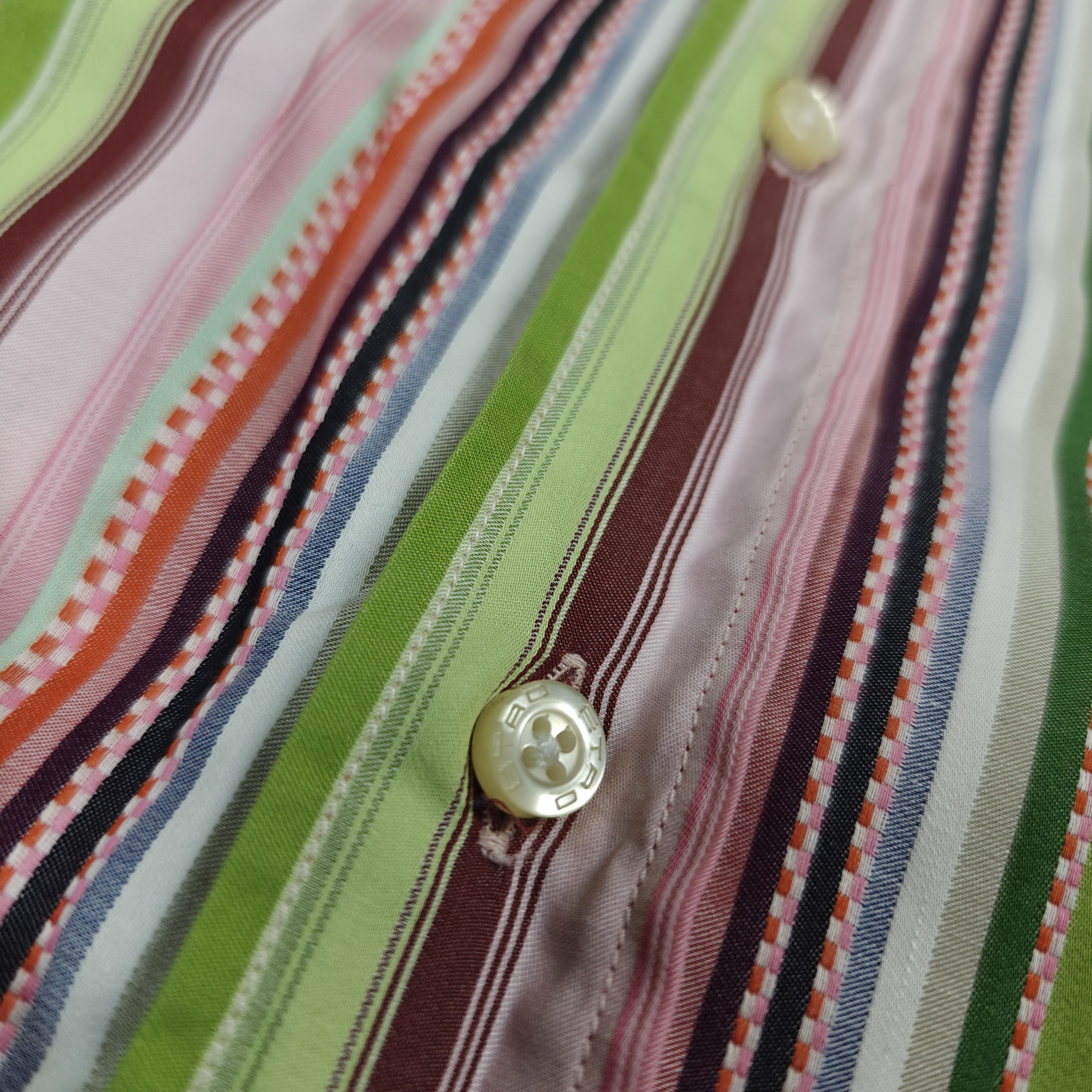 Etro Etro Striped Shirt Italy size 42 Size US L / EU 52-54 / 3 - 7 Thumbnail