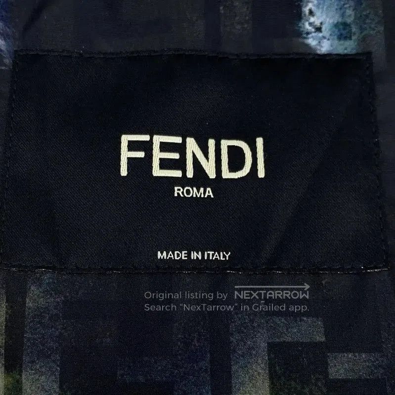 Other Fendi Black Abstract Patterned Zip-Up Jacket . Size US L / EU 52-54 / 3 - 5 Thumbnail