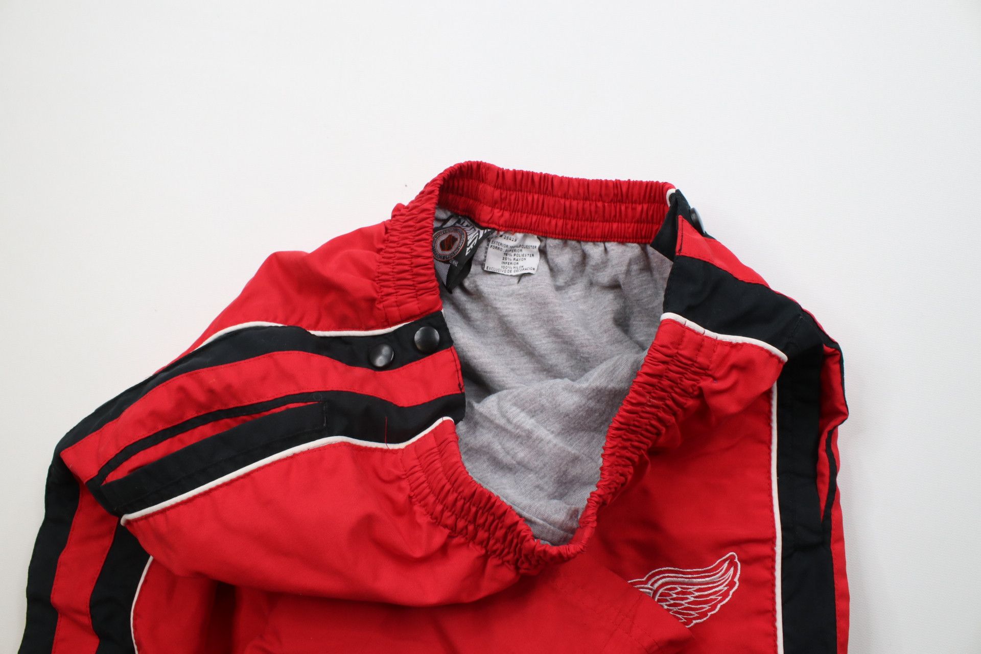Vintage Vintage 90s Faded Lined Detroit Red Wings Hockey Pants Red Size ONE SIZE - 7 Thumbnail