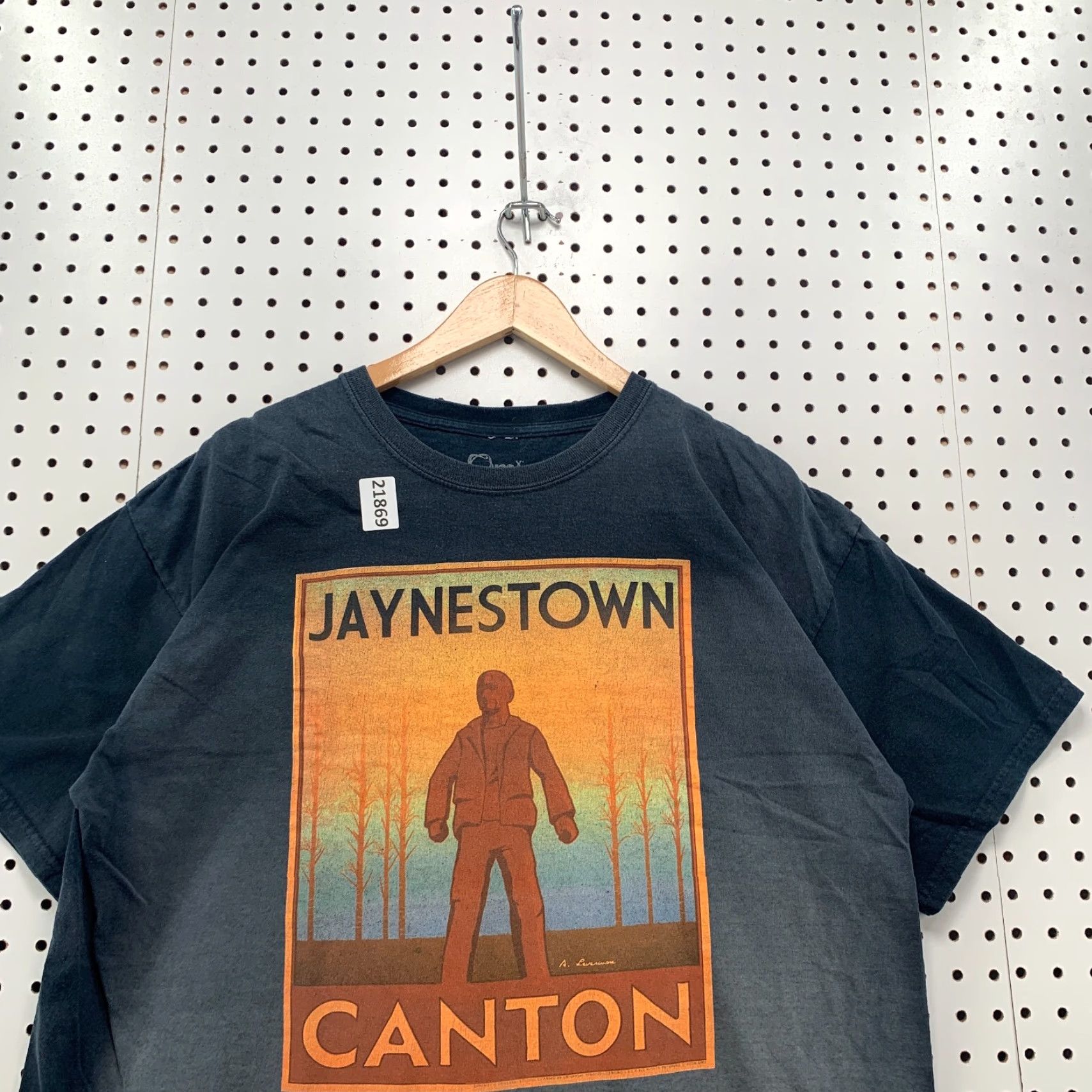 Vintage VINTAGE Jaynestown Canton Shirt Mens XL Faded Gray Serenity 23x29 Short Sleeve Shirt Mens XL Gray 23x29 Serenity Band Music Size US XL / EU 56 / 4 - 2 Thumbnail