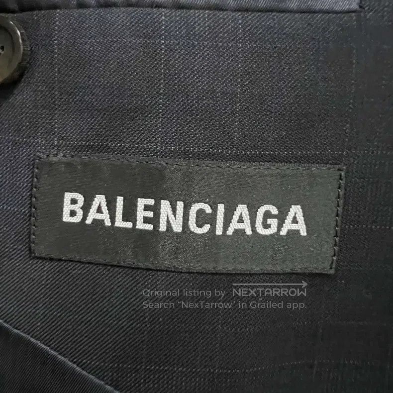 Balenciaga Balenciaga Navy Blue Subtle Pattern Casual Suit Size US M / EU 48-50 / 2 - 3 Thumbnail