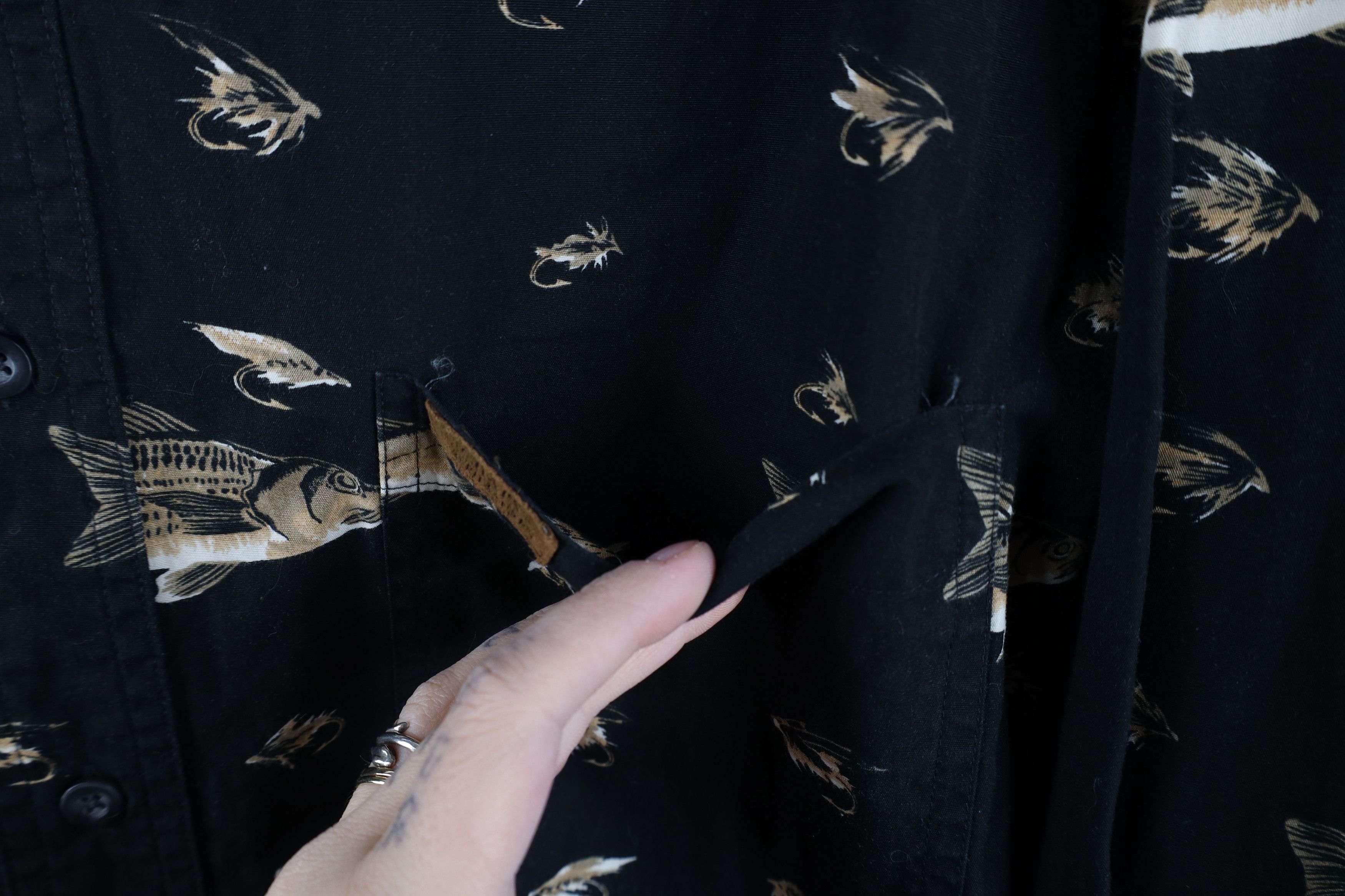 Polo Ralph Lauren Vintage 90s Chaps Ralph Lauren All Over Print Button Shirt Size US L / EU 52-54 / 3 - 5 Thumbnail
