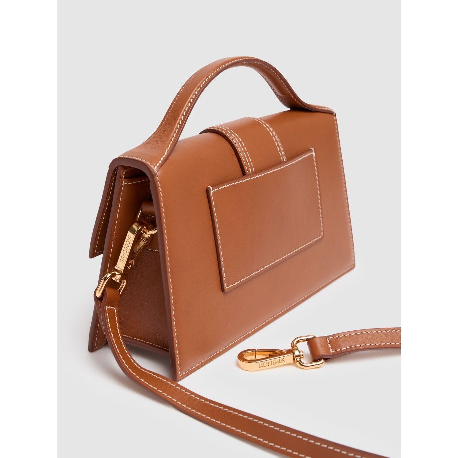 Jacquemus JACQUEMUS Le Grand Bambino Light Brown Leather Shoulder Bag Size ONE SIZE - 4 Thumbnail