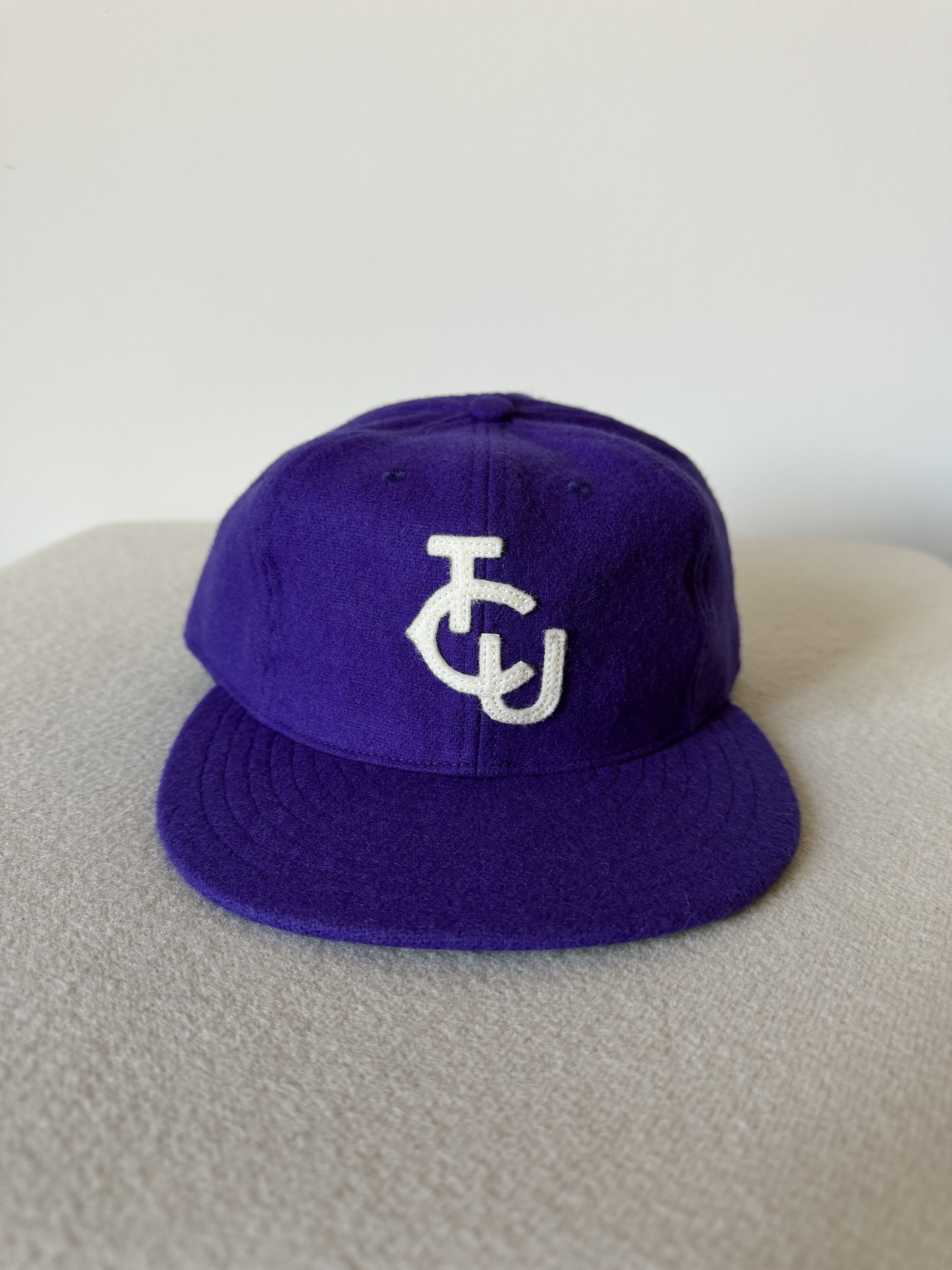 Ebbets Field Flannels 7 5/8 Ebbets Texas Christian University 1963 Vintate Hat Size ONE SIZE - 1 Thumbnail