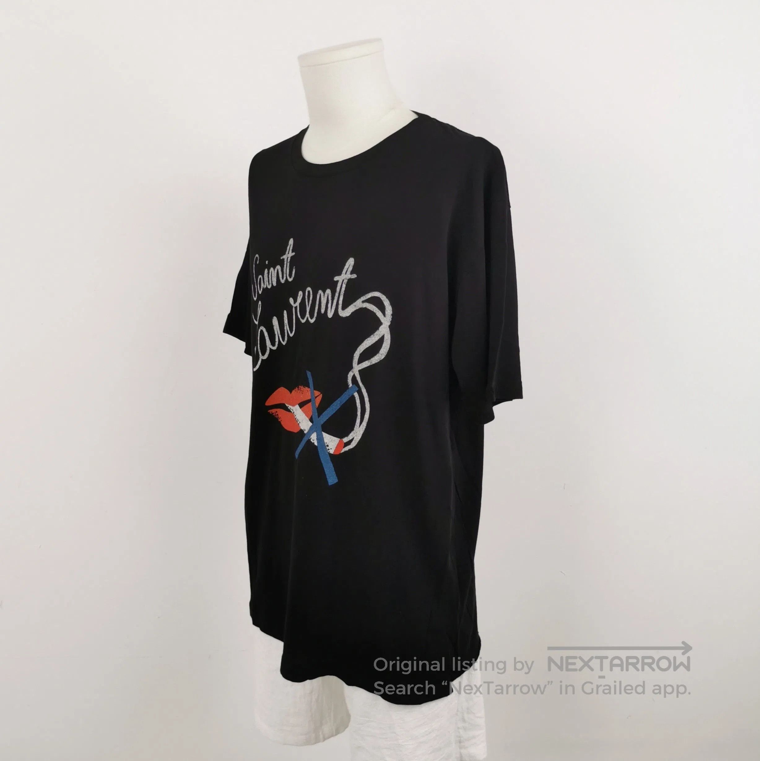Other Saint Laurent Black Logo Graphic T-Shirt. Size US L / EU 52-54 / 3 - 1 Thumbnail