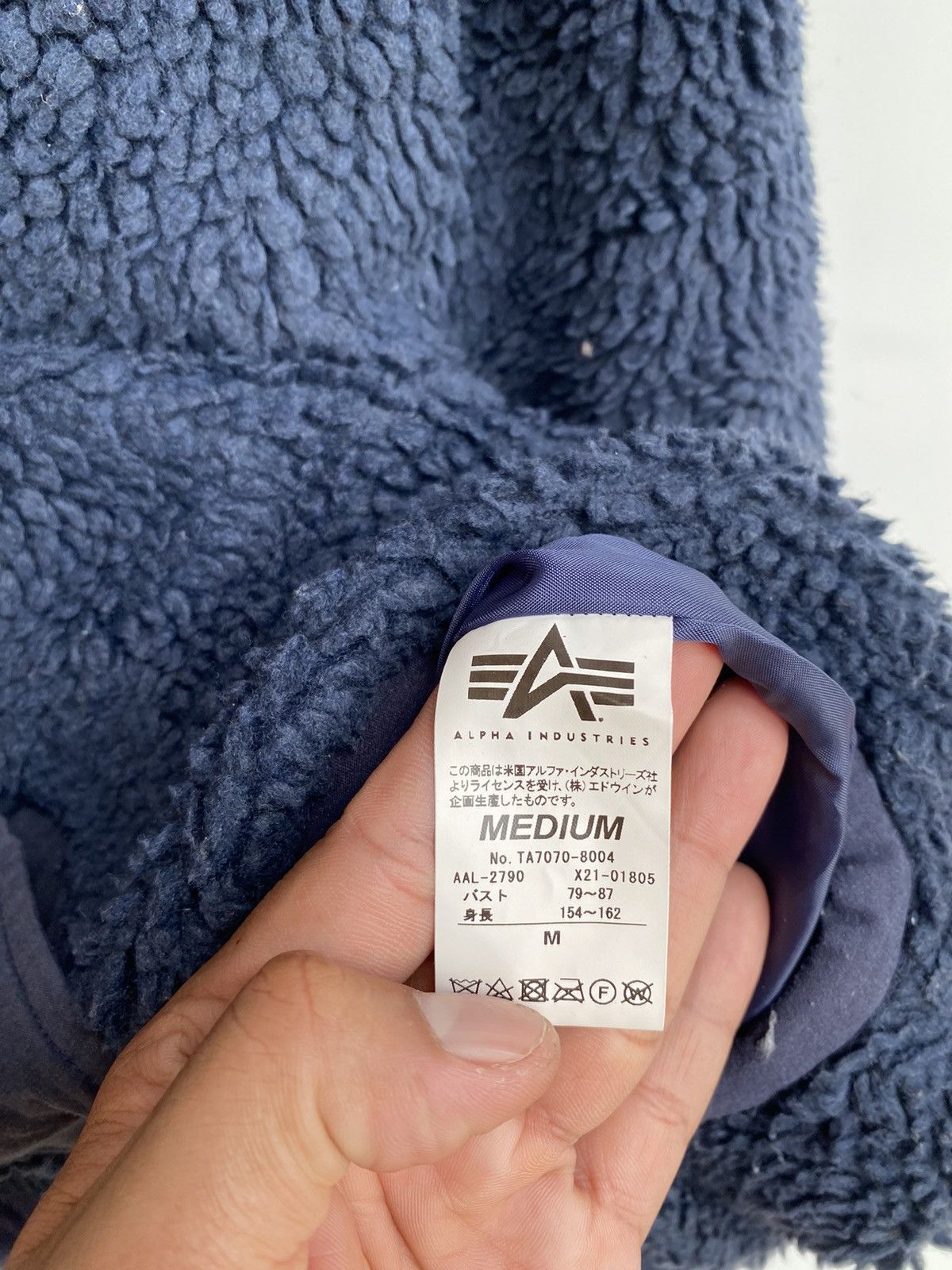 Alpha Industries × Vintage ✅️Vtg Alpha Industries Sherpa Jacket Size US M / EU 48-50 / 2 - 8 Thumbnail