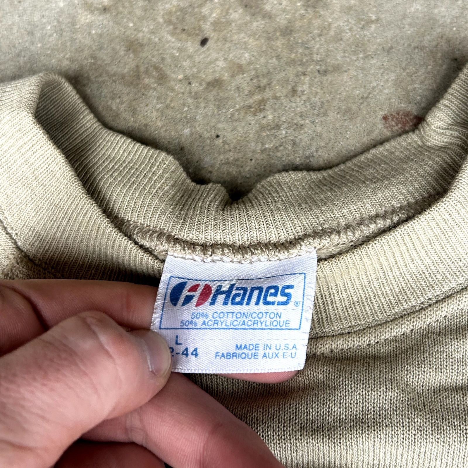 Hanes Vintage 90s Cabelas Crewneck Large Size US L / EU 52-54 / 3 - 2 Thumbnail