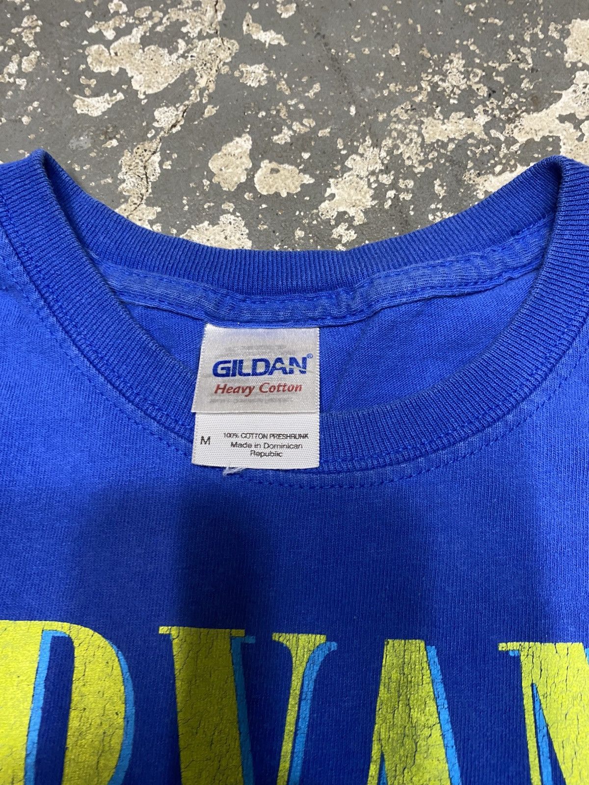 Band Tees × Vintage Vintage Nirvana In Utero Blue Gildan 2013 Y2K Tshirt Size US M / EU 48-50 / 2 - 6 Thumbnail