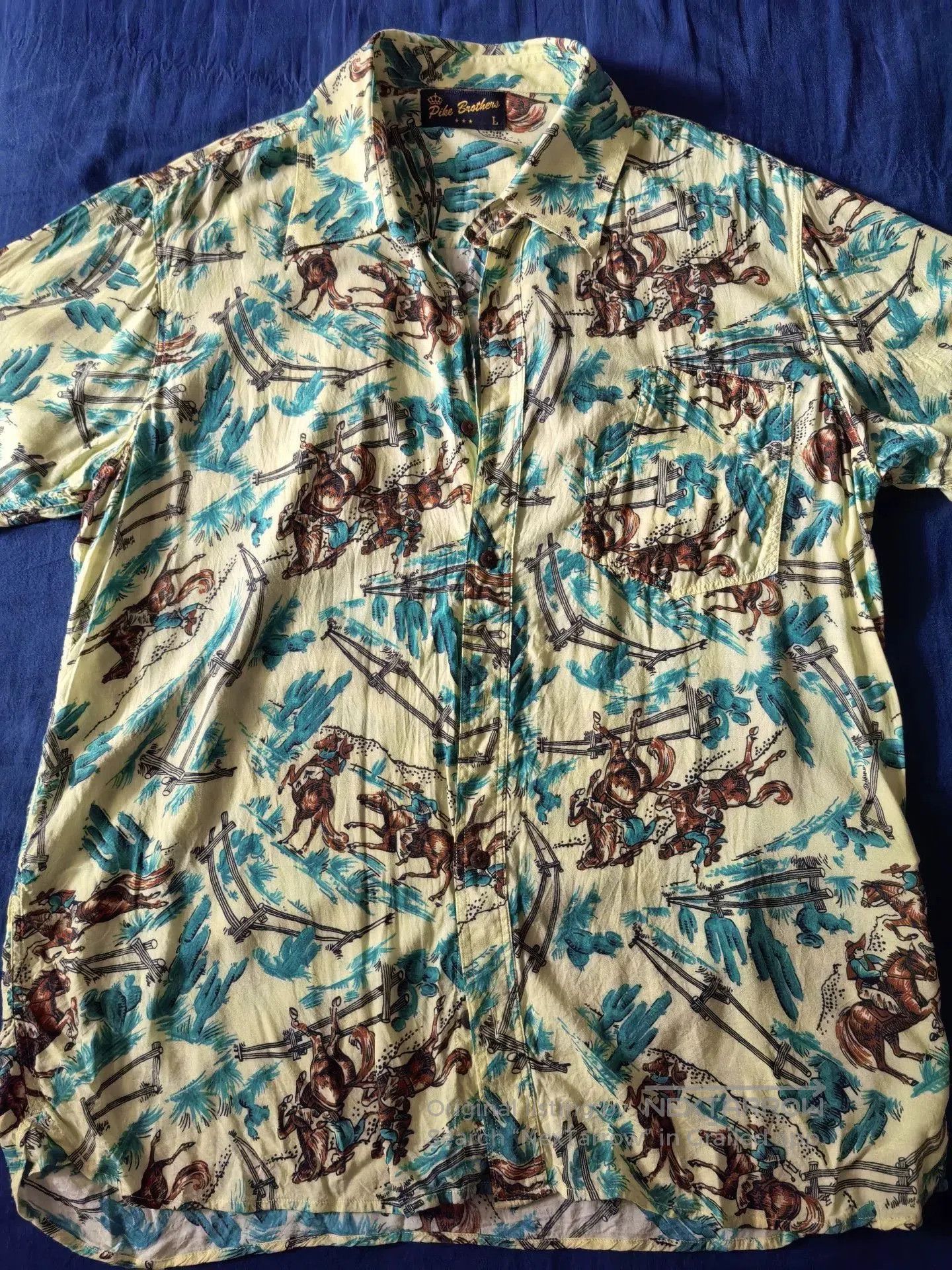 Pike Brothers Pike Brothers Hawaiian Short Sleeve Shirt. Size US L / EU 52-54 / 3 - 1 Thumbnail