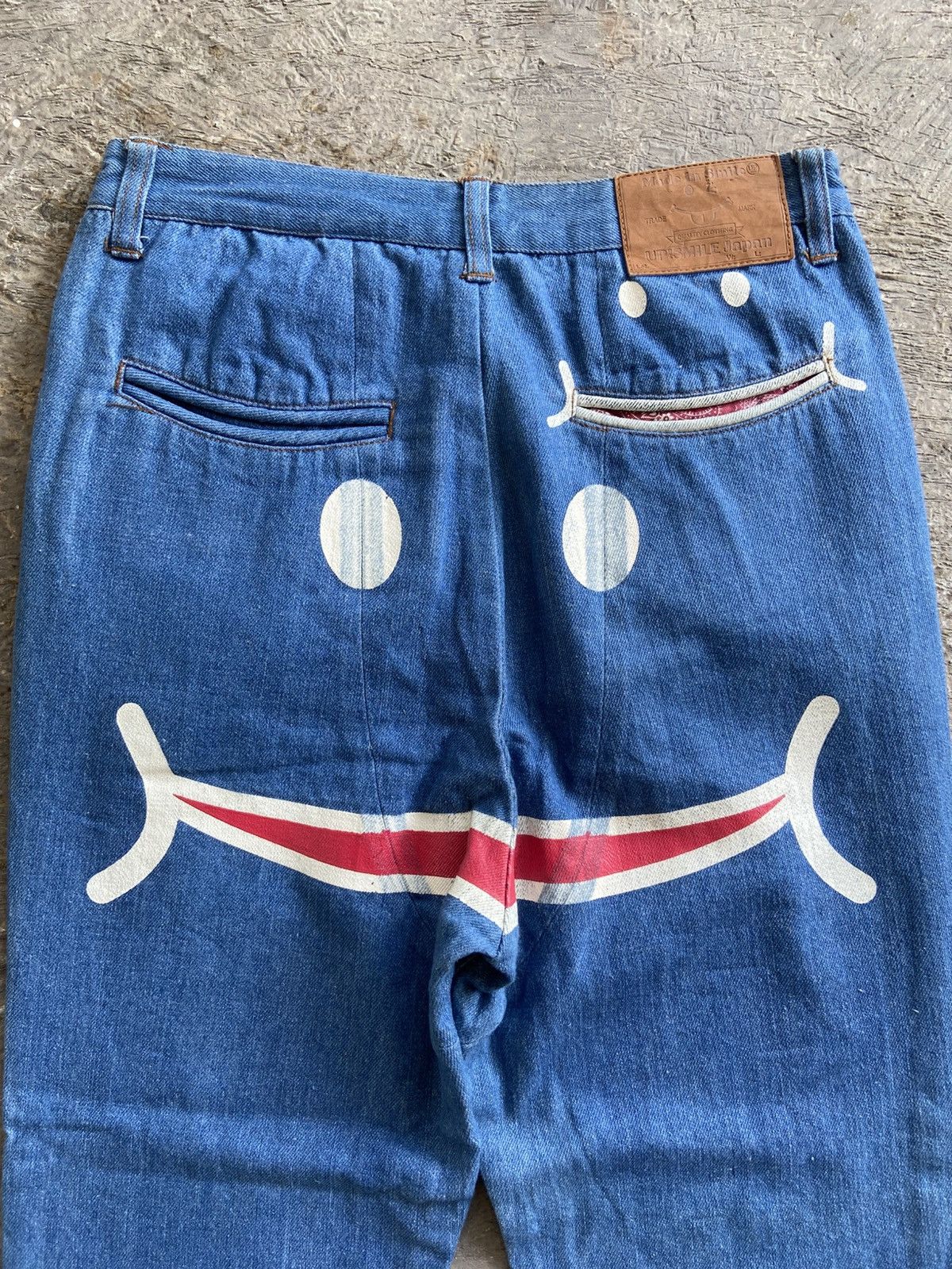 Japanese Brand 2000s Up Smile RHP - Japan Denim Cell Pocket Pants Size 31" - 12 Thumbnail