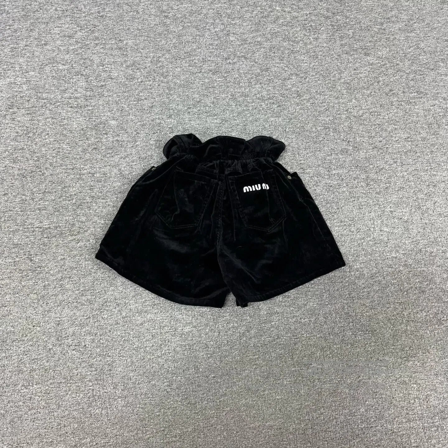 Miu Miu miu miu size 36 Velvet lace high-waisted A-line shorts| Size 26" / US 2 / IT 38 - 1 Thumbnail