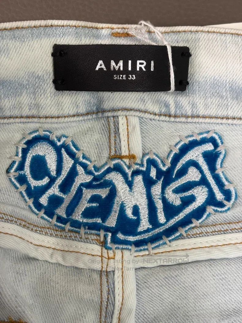 Amiri Amiri Size 33 Star sheepskin stretch jeans Size US 33 - 5 Thumbnail