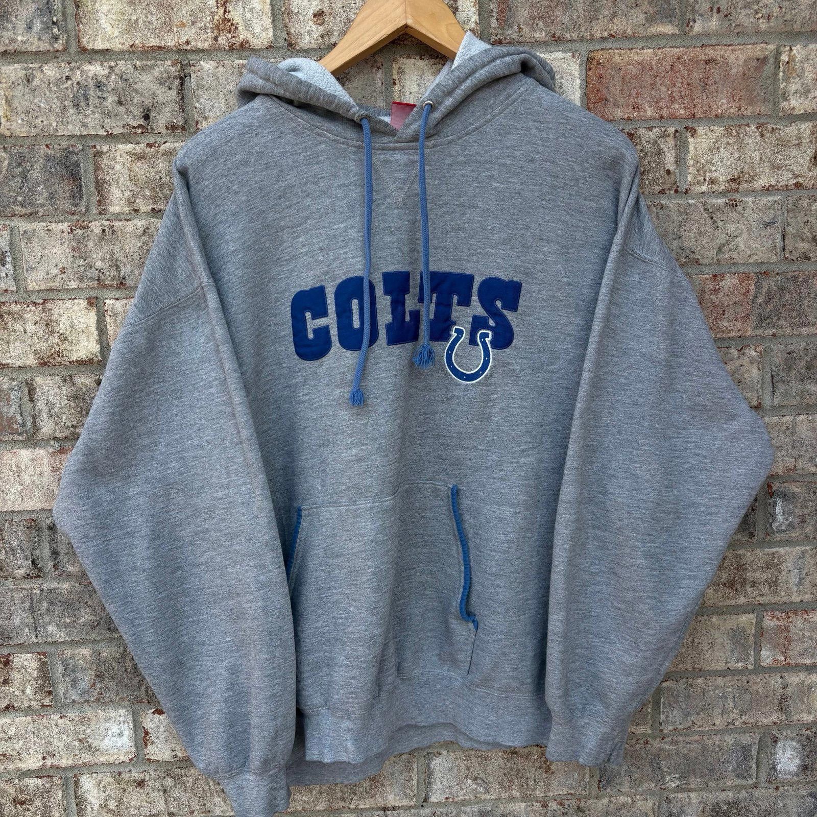 NFL Vintage 90s Indianapolis Colts Hoodie Size US L / EU 52-54 / 3 - 1 Thumbnail