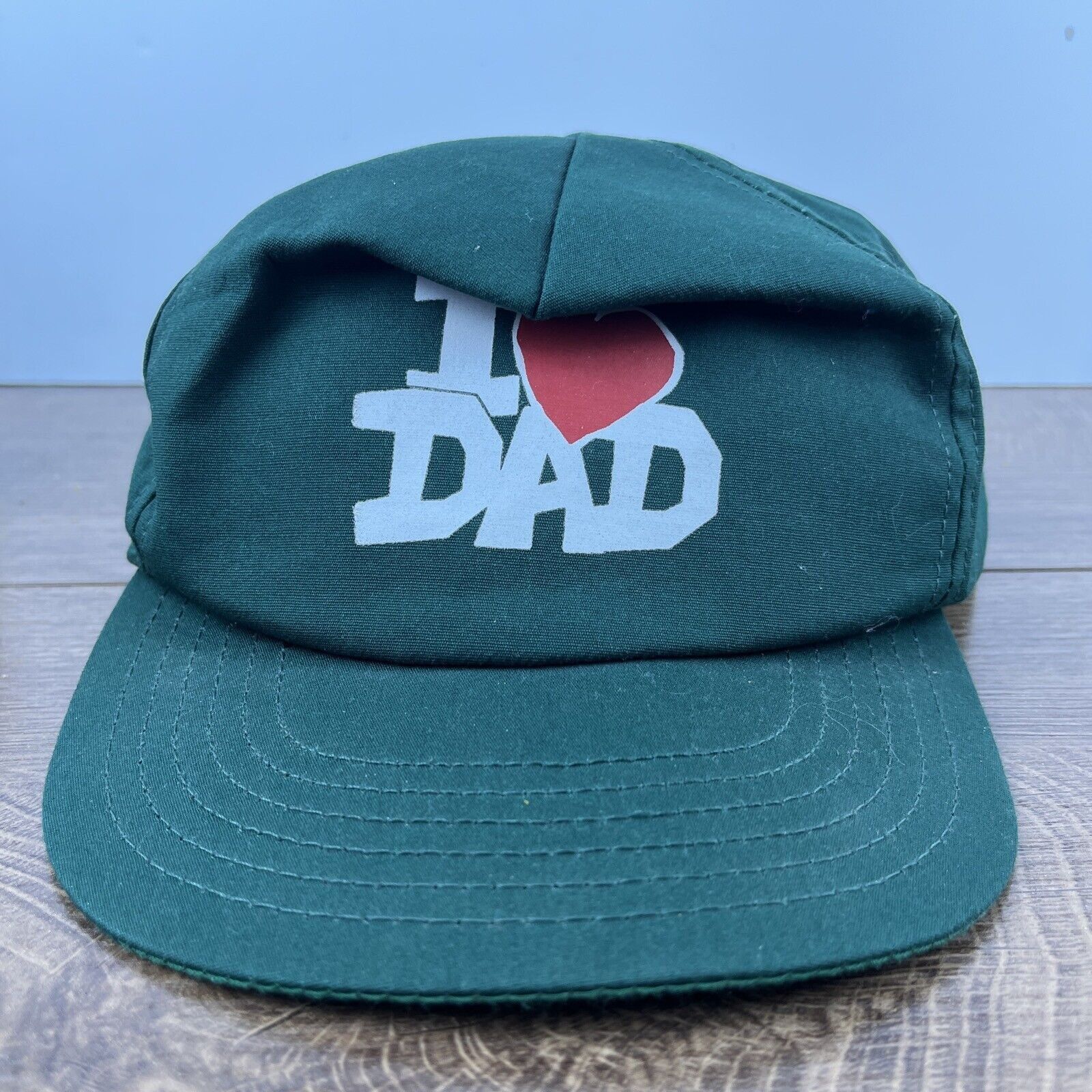 Other I Love Dad Hat Dad Heart Hat Green Hat Snapback Adjustable A Size ONE SIZE - 2 Thumbnail