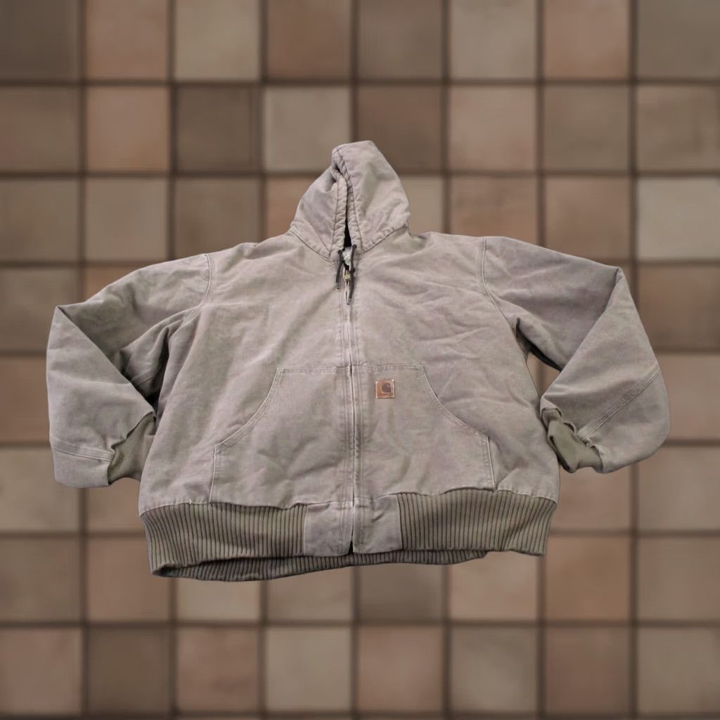 Carhartt Carhartt Jacket Mens 2XL Sandstone Duck Active Workwear Outdoor J130 Size US XXL / EU 58 / 5 - 1 Thumbnail