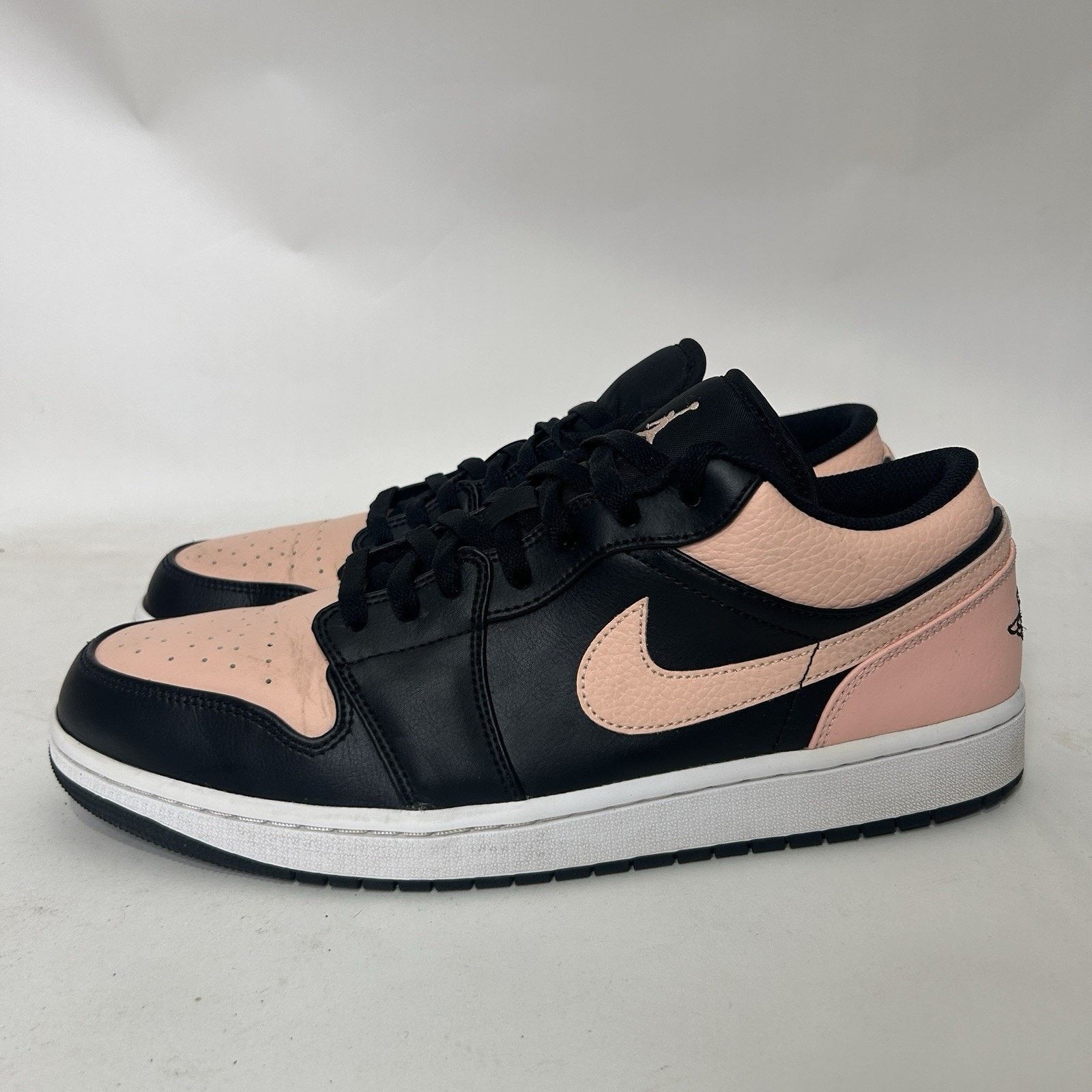 Jordan Brand Nike Air Jordan 1 Low Retro “Crimson Tint/Pink Black White” Size US 13 / EU 46 - 6 Thumbnail