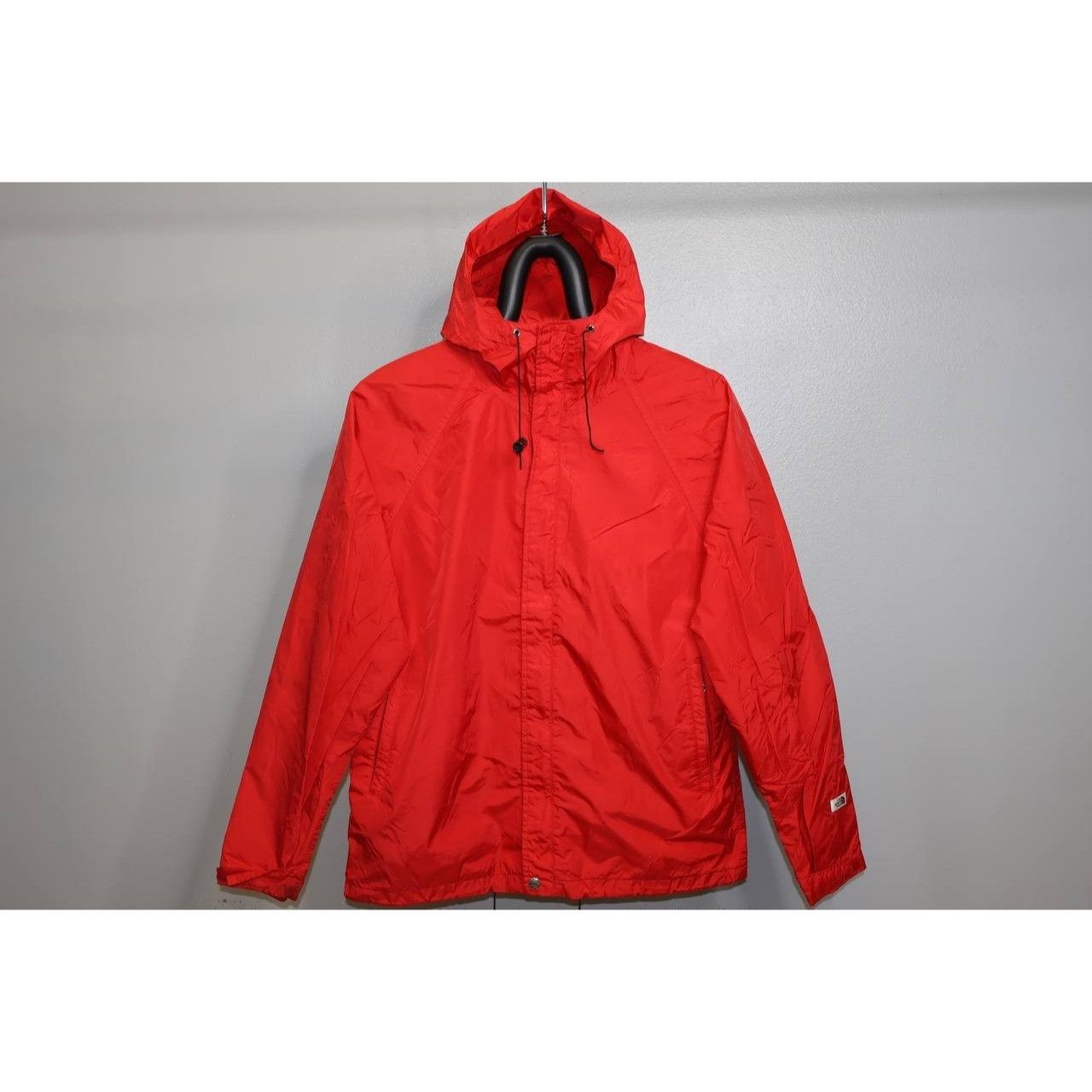 The North Face Vintage The North Face Gore-Tex Hooded Rain Jacket Red Size US L / EU 52-54 / 3 - 1 Thumbnail