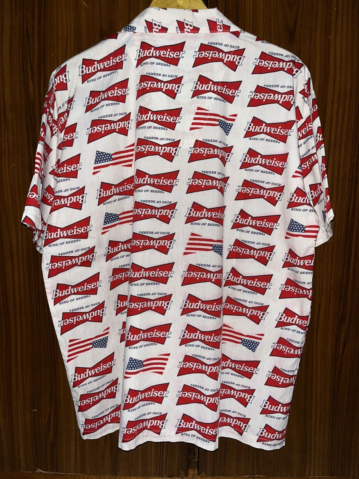 Budweiser Vintage budweiser open collar Size US L / EU 52-54 / 3 - 2 Thumbnail