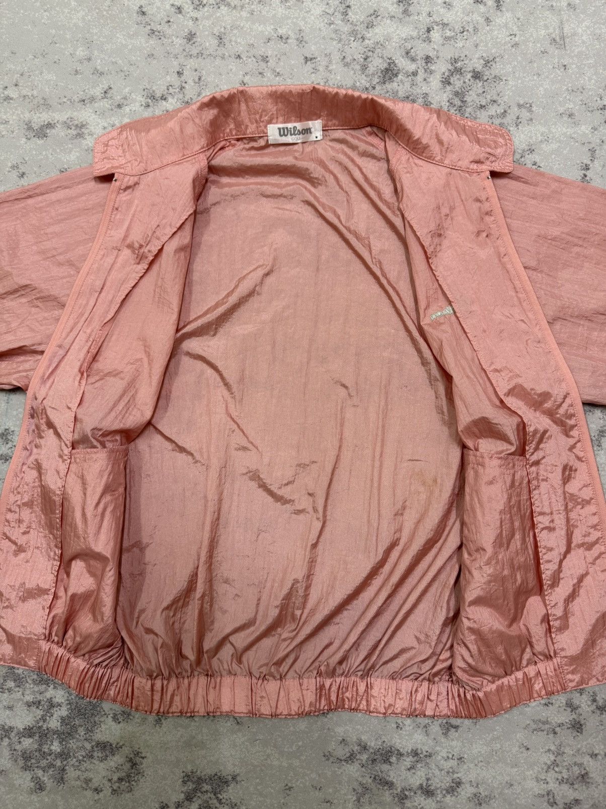 Wilson Vintage Wilson pink iridescent windbreaker jacket nylon Size US M / EU 48-50 / 2 - 7 Thumbnail