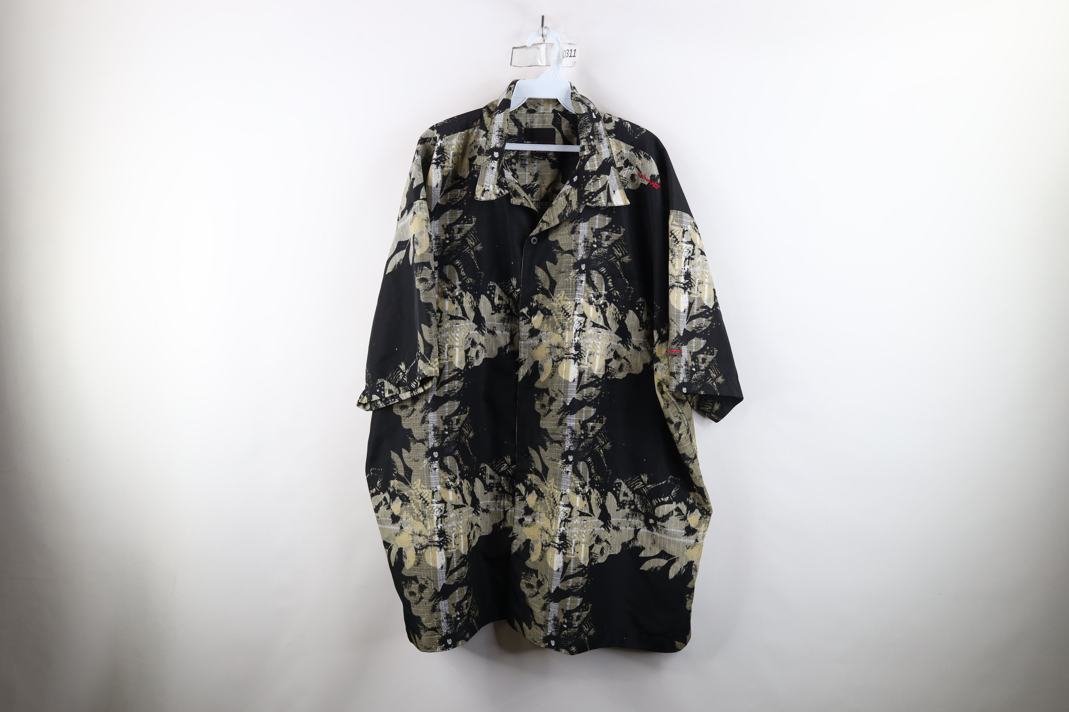 Fubu × Vintage Vintage 90s Y2K FUBU Baggy Flower Hawaiian Button Shirt Size US XXL / EU 58 / 5 - 1 Thumbnail