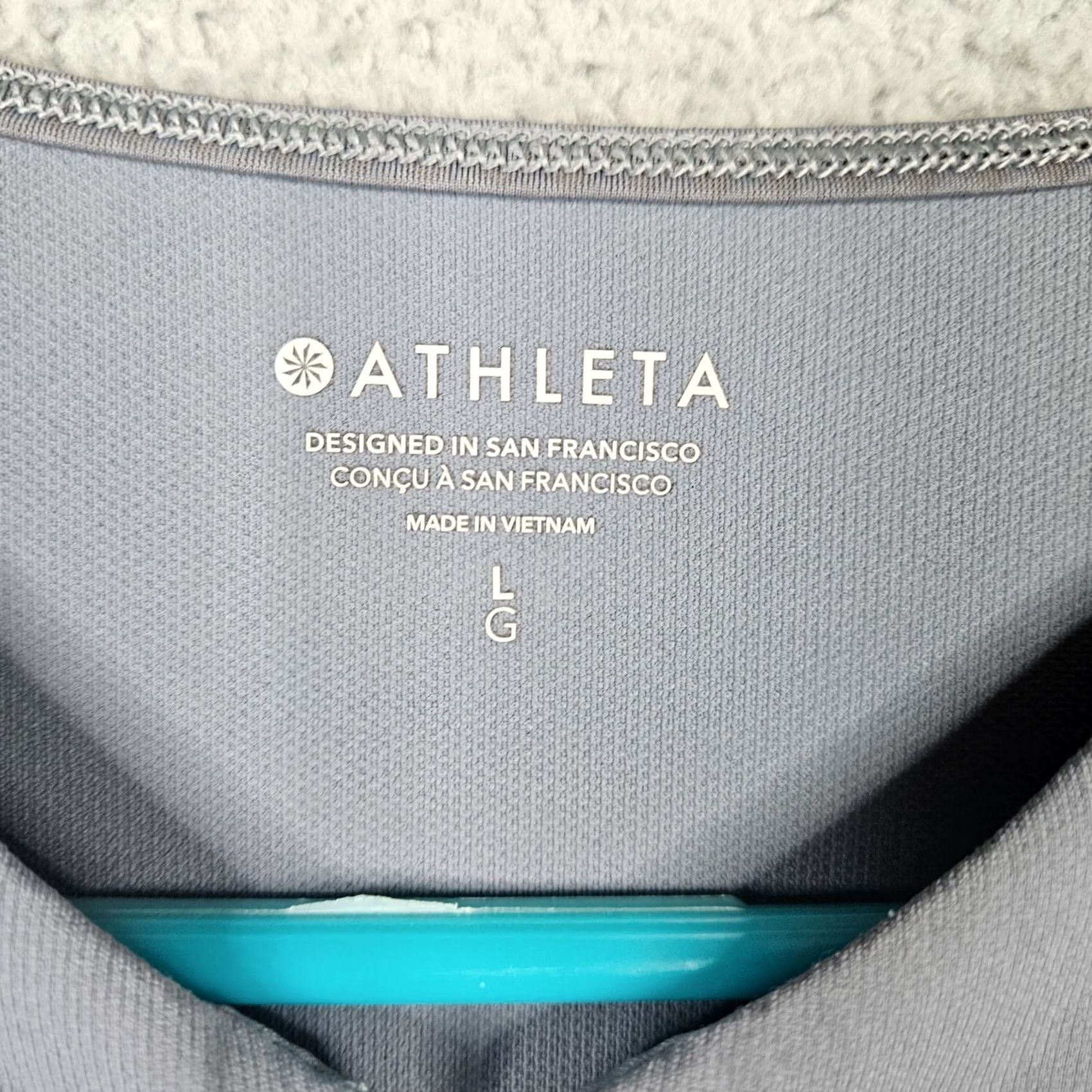 Athleta Athleta Women’s Gray 1/4 Zip Short Sleeve Top Size L Casual Activewear Shirt Sports Women L Gray 1/4 Zip Short Sleeve Top Size L / US 10 / IT 46 - 3 Thumbnail