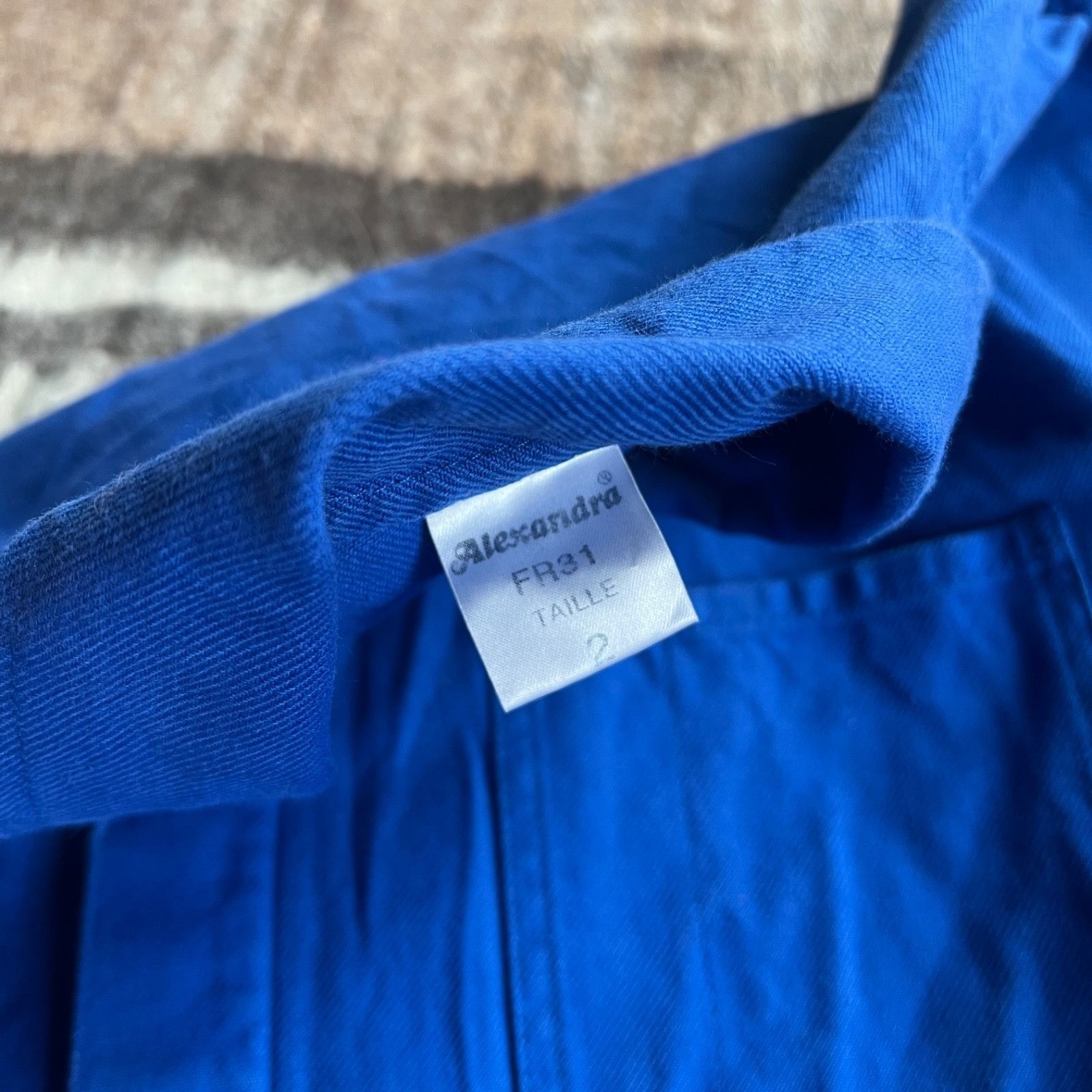 Vintage Vintage French Cotton Chore Utility Coat Jacket 9744AC Size US L / EU 52-54 / 3 - 3 Thumbnail