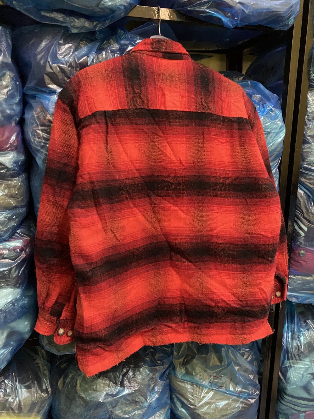 Vintage Active Scene Outdoor Plaid Wool Jacket Sherpa Lined Size US M / EU 48-50 / 2 - 12 Thumbnail