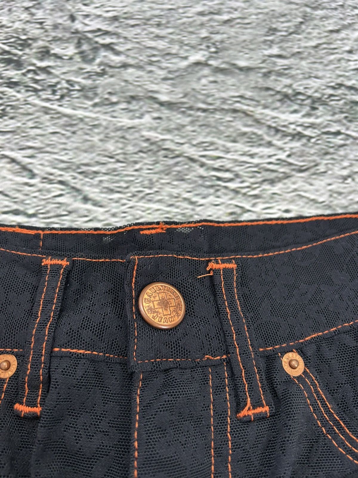 Jean Paul Gaultier Jean Paul Gaultier Mesh Pants floral black Size 26" / US 2 / IT 38 - 5 Thumbnail