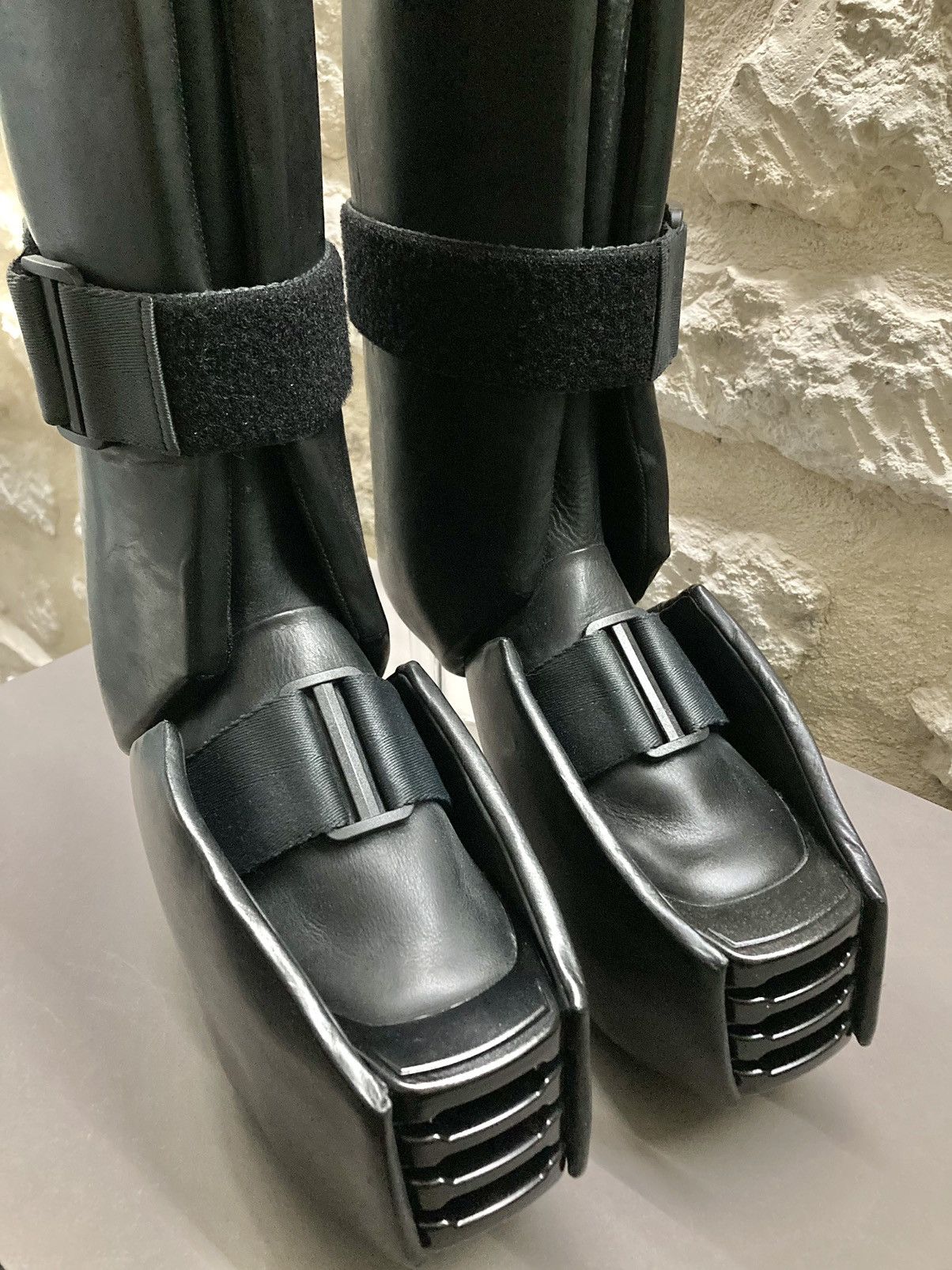 Rick Owens NEVER WORN / Splint Platform Boots by Rick Owens Size US 9 / EU 42 - 5 Thumbnail