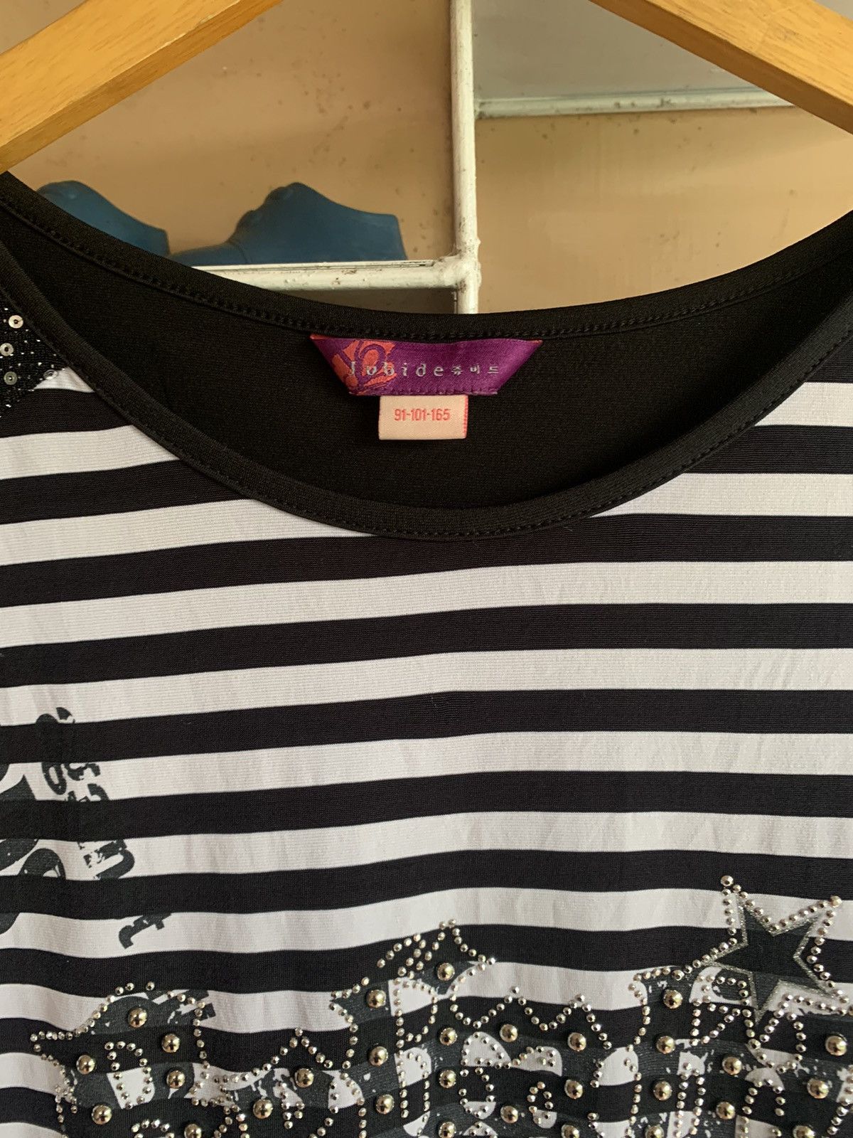 Japanese Brand Japanesebrand Stripped Skull Studded Ppfm ifsixwasnine style Size US M / EU 48-50 / 2 - 3 Thumbnail