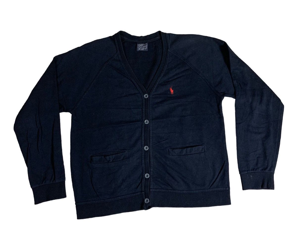 Japanese Brand × Polo Ralph Lauren × Vintage VINTAGE POLO BY RALPH LAUREN CARDIGAN RARE Size M / US 6-8 / IT 42-44 - 1 Thumbnail