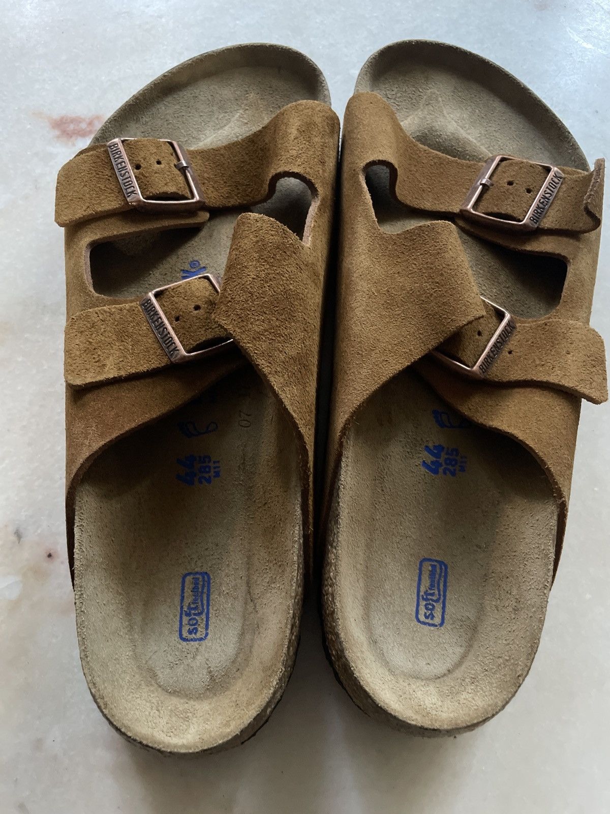 Birkenstock BIRKENSTOCK ARIZONA SOFT BED MINK Size US 11 / EU 44 - 4 Thumbnail