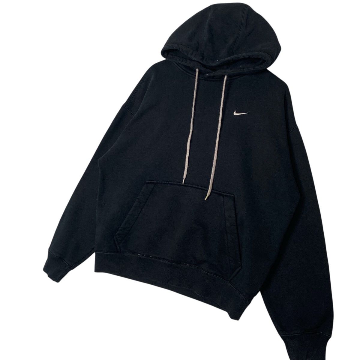 Vintage Nike Hoodie Sweater Small Logo Black Size M