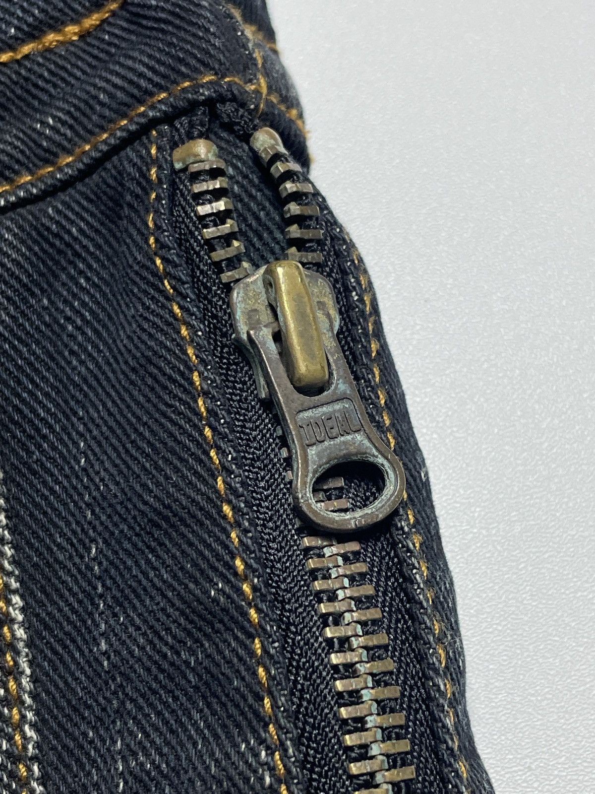 Tornado Mart 291295=Homme - Buckle Back Bikers Denim Pants Size US 31 - 5 Thumbnail
