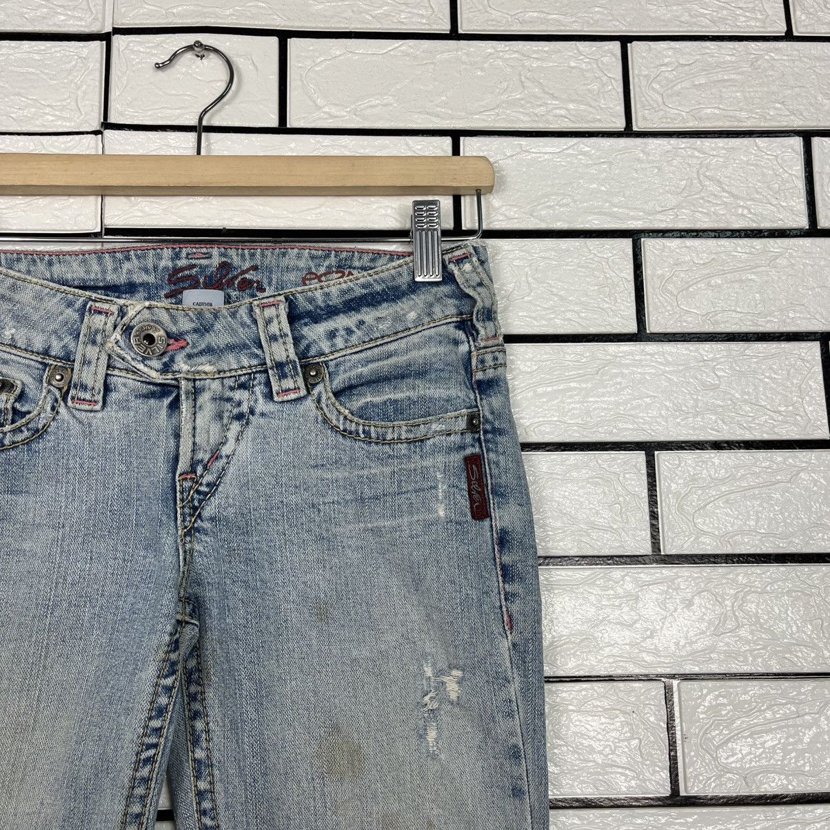 Silver Jeans Co. Vintage Silver Jeans Workwear Denim Size 26" / US 2 / IT 38 - 5 Thumbnail