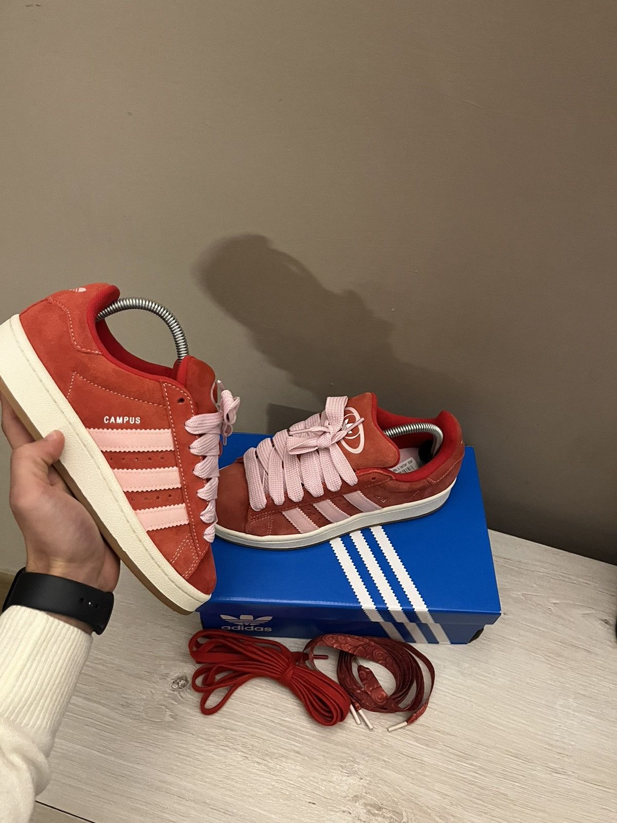 Adidas Adidas Campus 00s scarlet pink Size US 8 / IT 38 - 1 Thumbnail