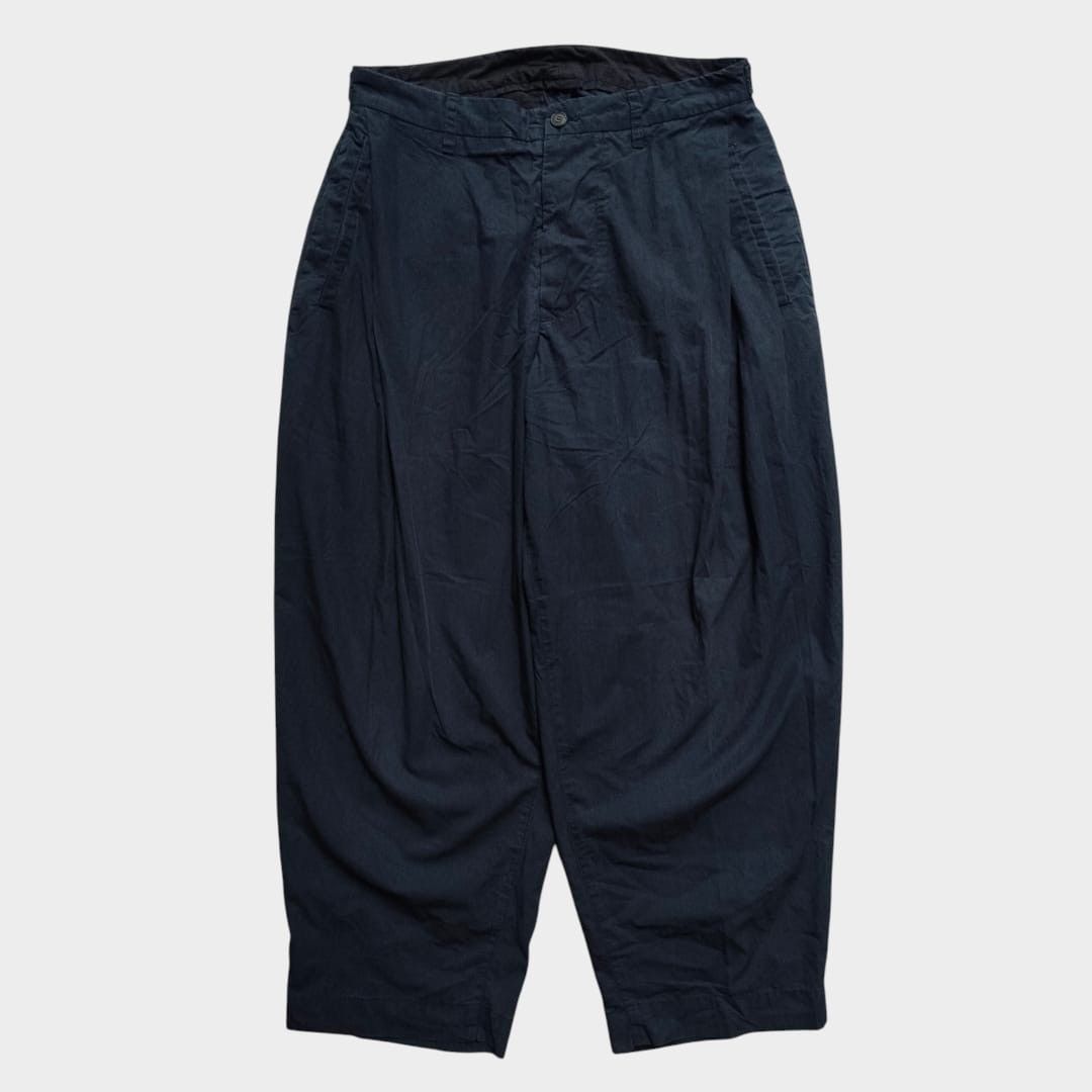 Yohji Yamamoto So House x A. Blue garments New York wide leg balloon pant Size US 30 / EU 46 - 1 Thumbnail