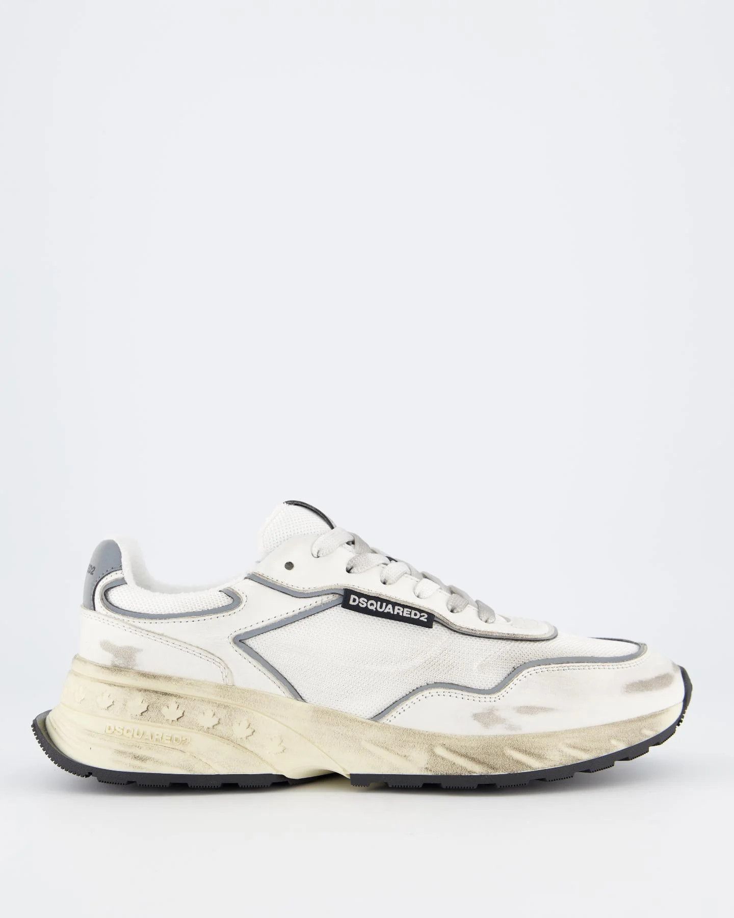 Dsquared2 o1s22i1n0325 Sprinter Low-Top Sneakers in White Size US 12 / EU 45 - 1 Thumbnail