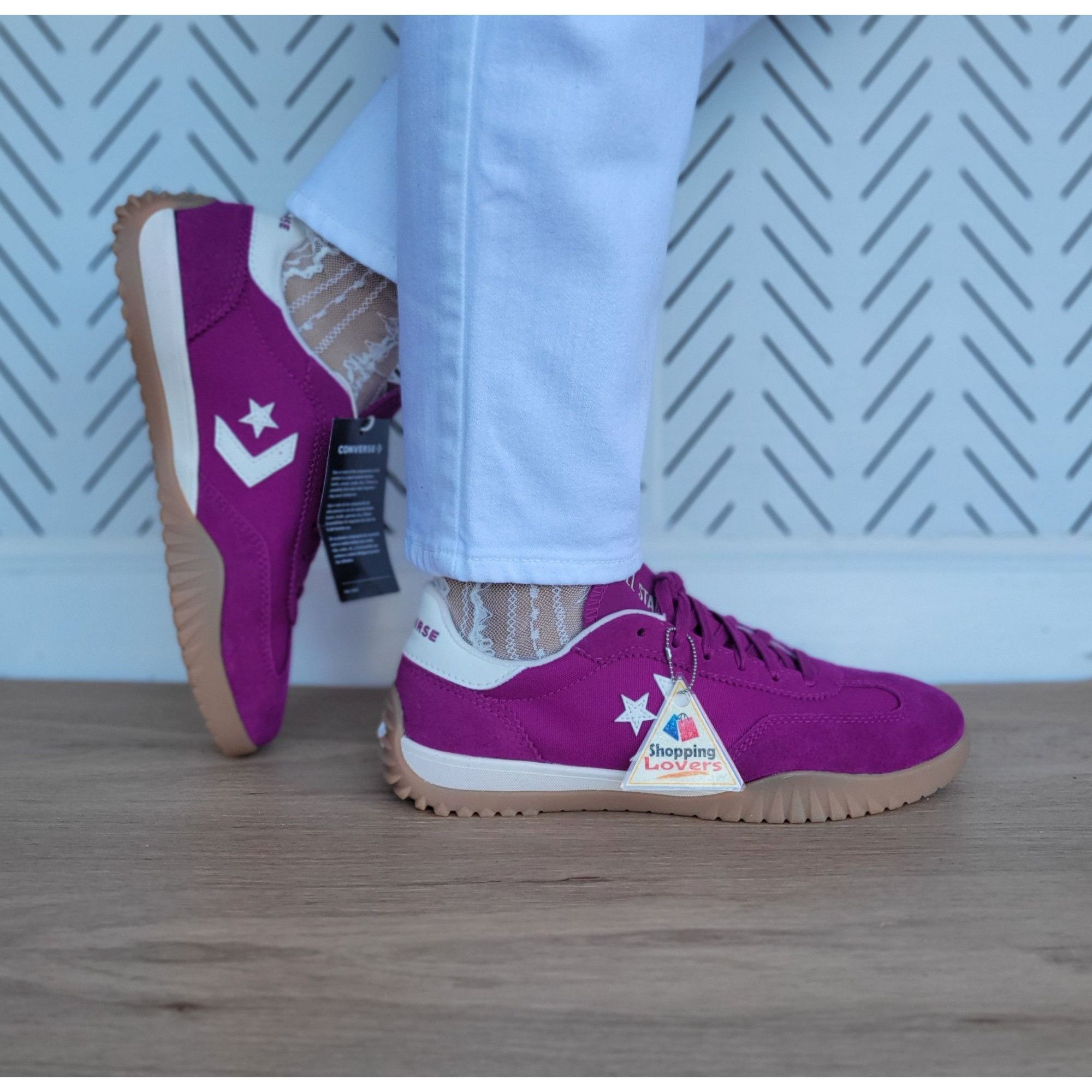 ⭐Converse Run Star Trainer Ox Suede 7.5 Womens Shoes Sneaker