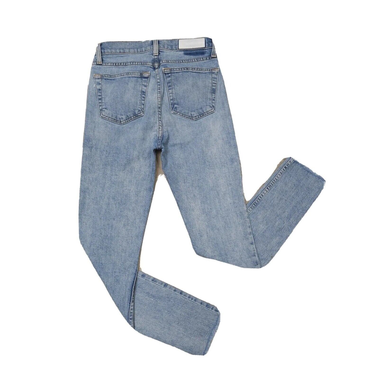 RE/DONE Re/Done Originals High Rise Ankle Crop Jeans 25 Size 25" / US 0 / IT 36 - 6 Thumbnail