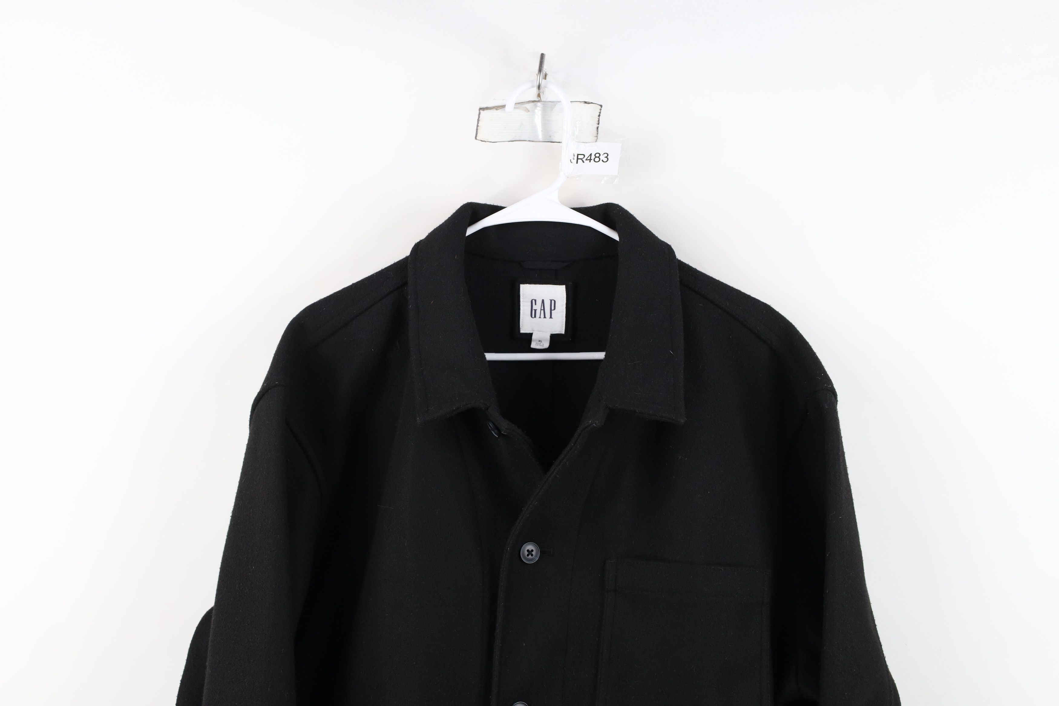 Gap Gap Heavyweight Blank Date Night Button Jacket Black Size US XL / EU 56 / 4 - 2 Thumbnail