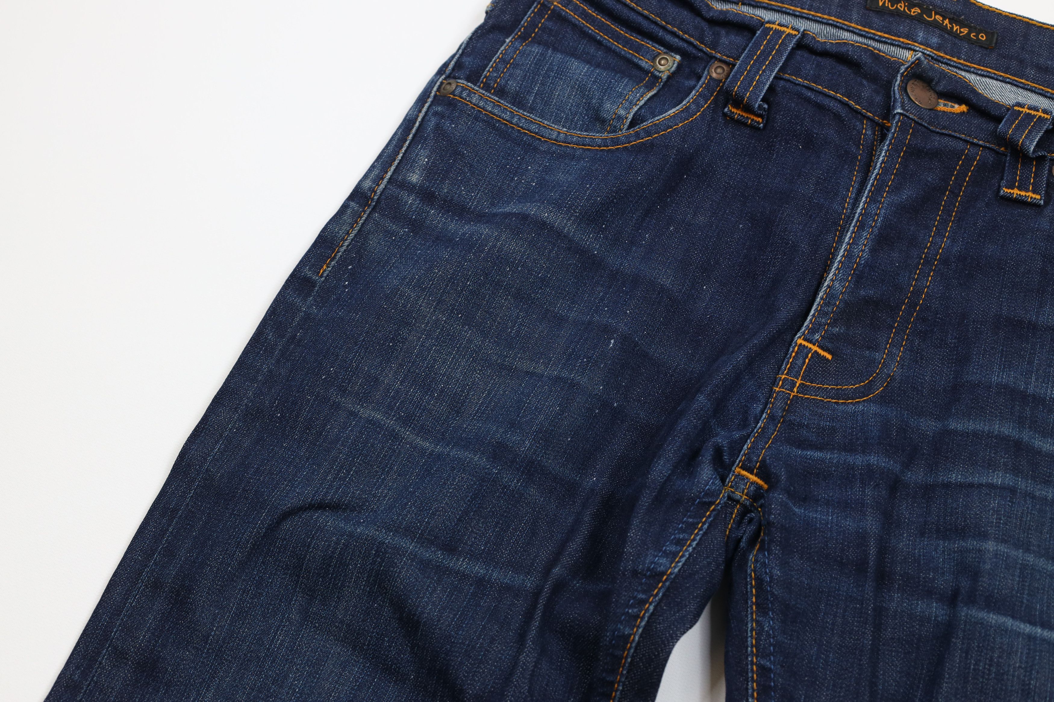 Nudie Jeans Nudie Jeans Co Average Joe Organic Cotton Button Fly Jeans Size US 30 / EU 46 - 6 Thumbnail