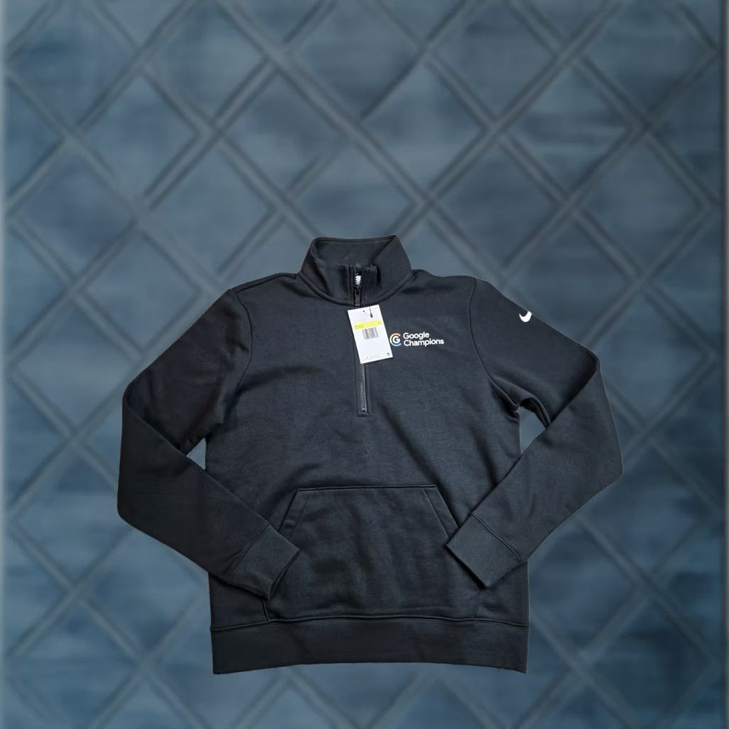 Nike VINTAGE Nike Golf Pullover Womens Small Black 1/4 Zip Mock Neck NWT Size S / US 4 / IT 40 - 1 Thumbnail
