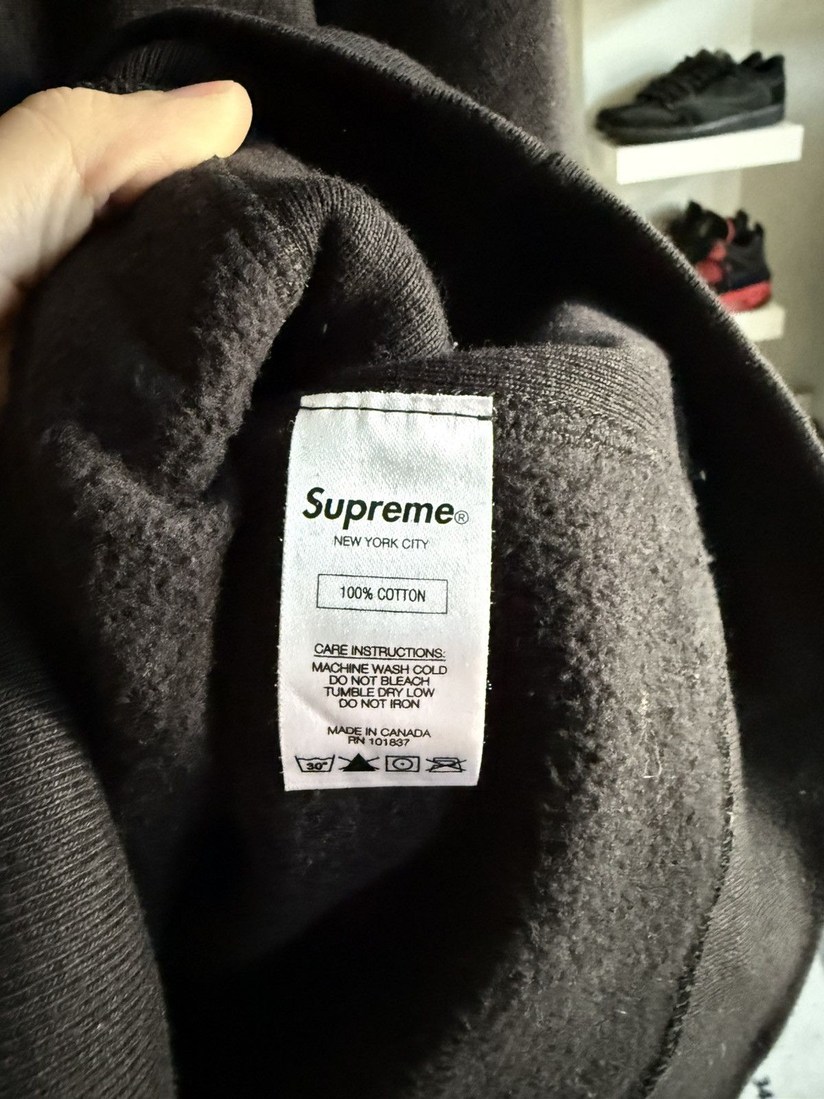 Supreme Supreme Red Logo Hoodie Size US M / EU 48-50 / 2 - 4 Thumbnail