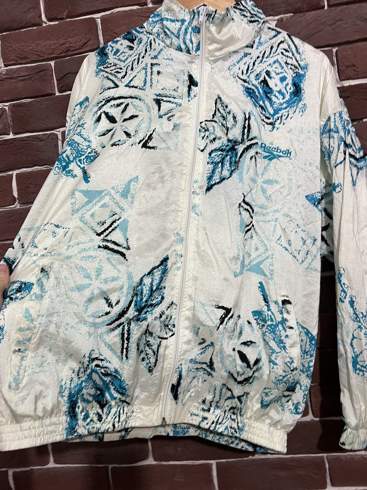 Reebok Reebok Vintage 90s Windbreaker Track Top Jacket Streetwear Size US XL / EU 56 / 4 - 5 Thumbnail
